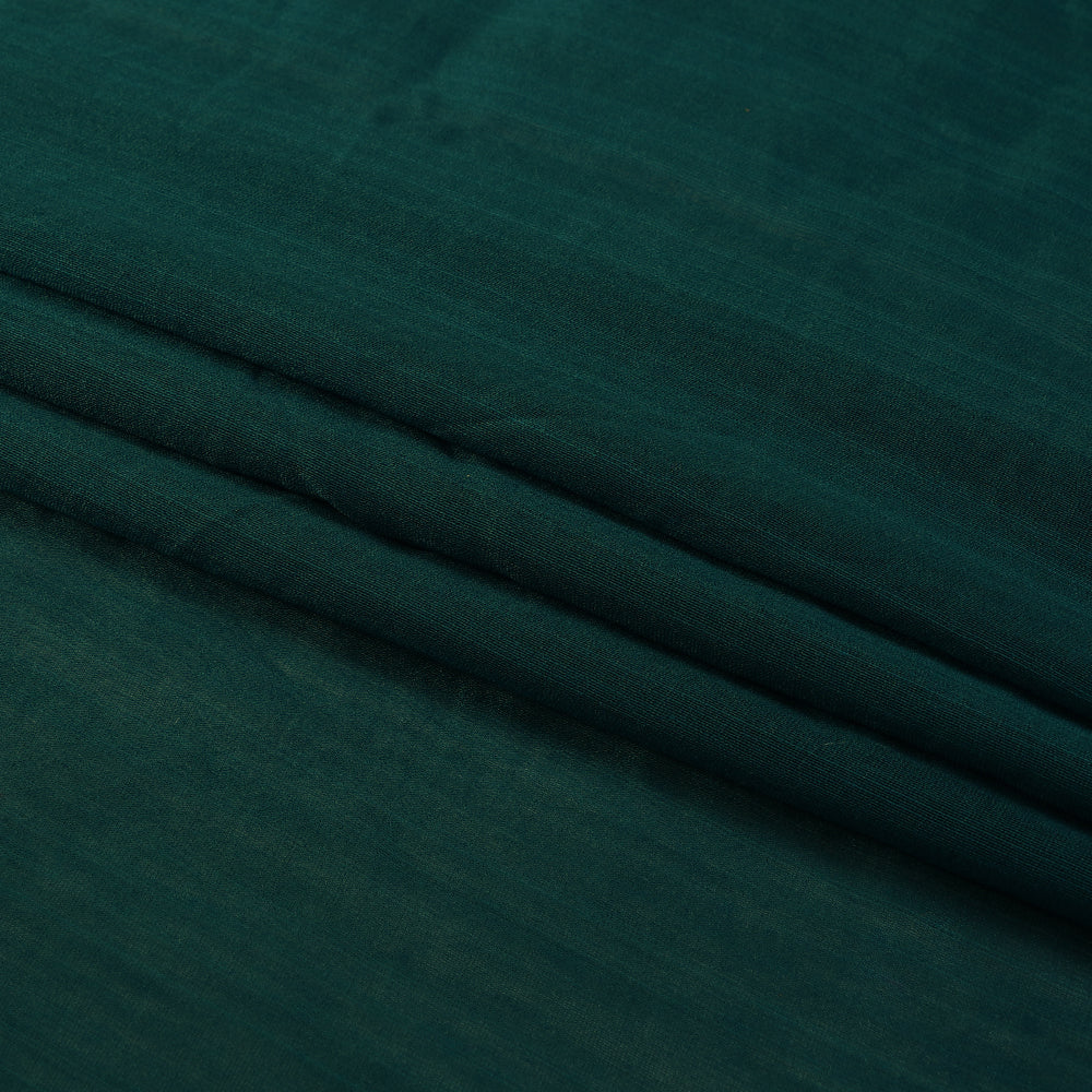 (Pre Cut 1.15 Mtr Piece) Prussian Color Rapier Chanderi Fabric