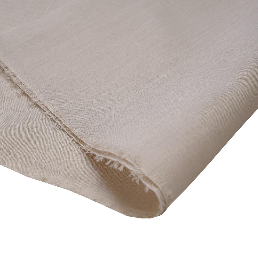 (Pre Cut 1.85 Mtr Piece) Ivory Color Rapier Chanderi Fabric