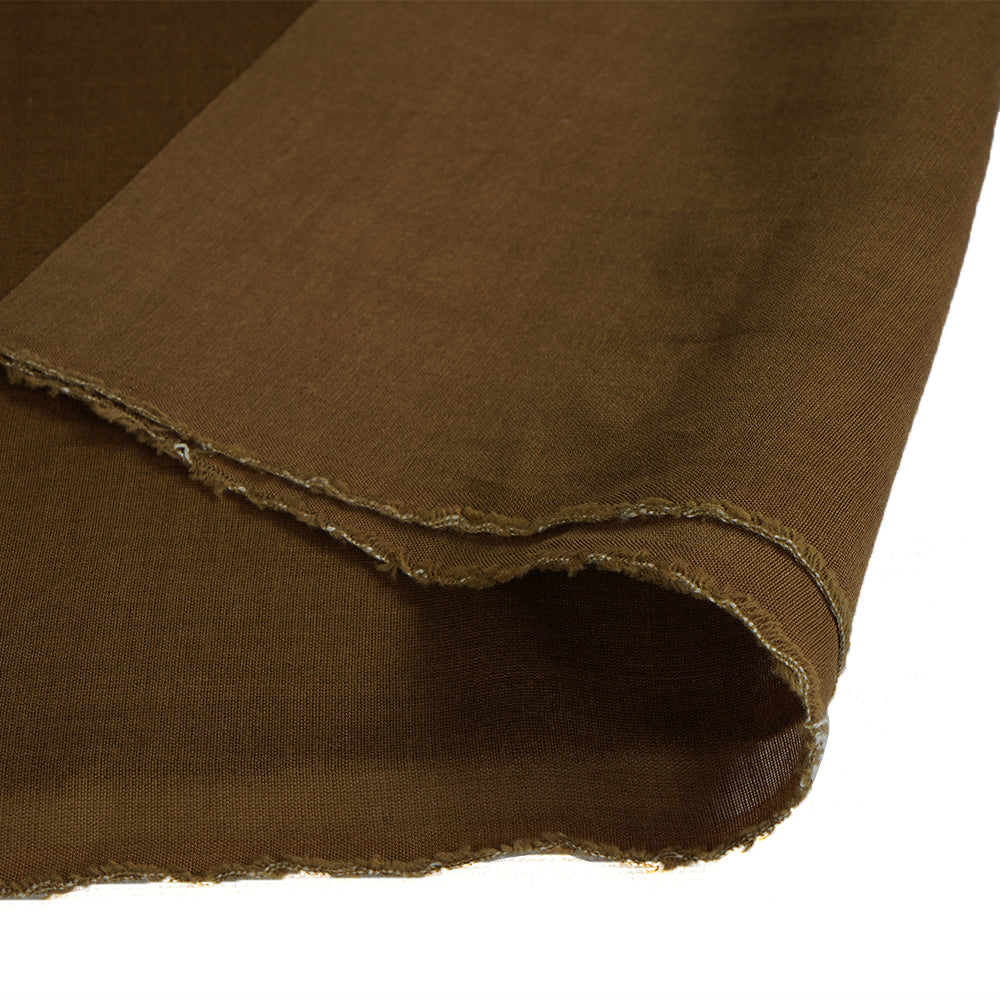 (Pre Cut 2 Mtr Piece) Olive Color Rapier Chanderi Fabric