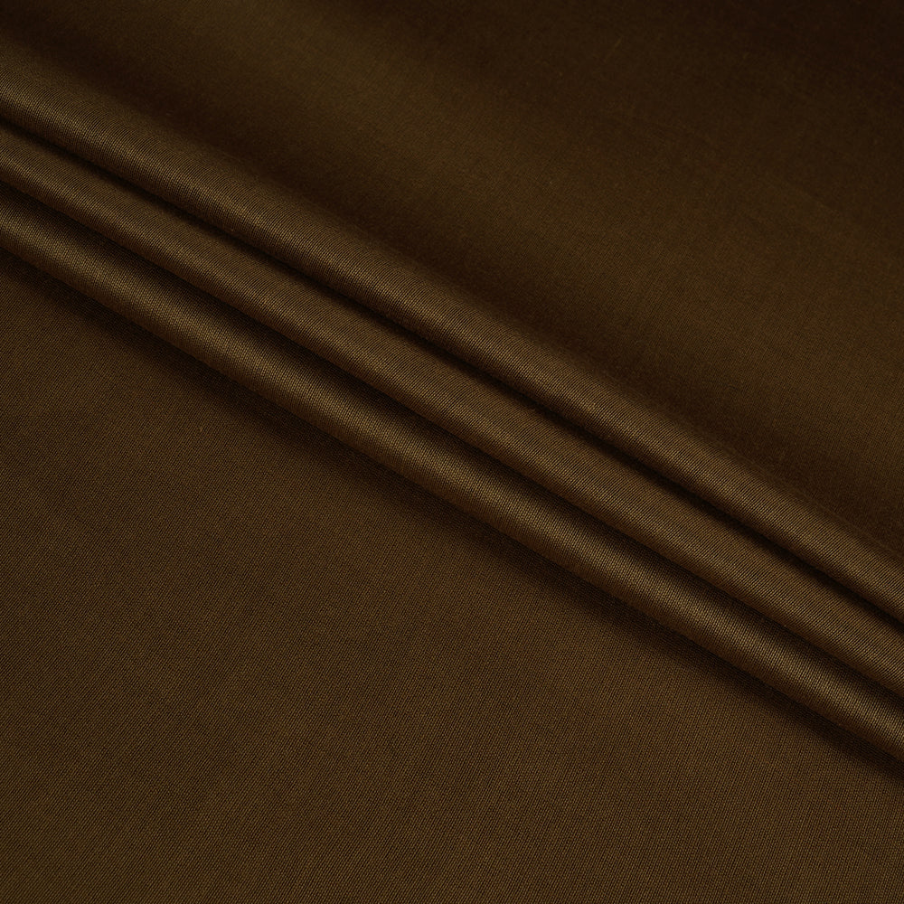 (Pre Cut 2 Mtr Piece) Olive Color Rapier Chanderi Fabric