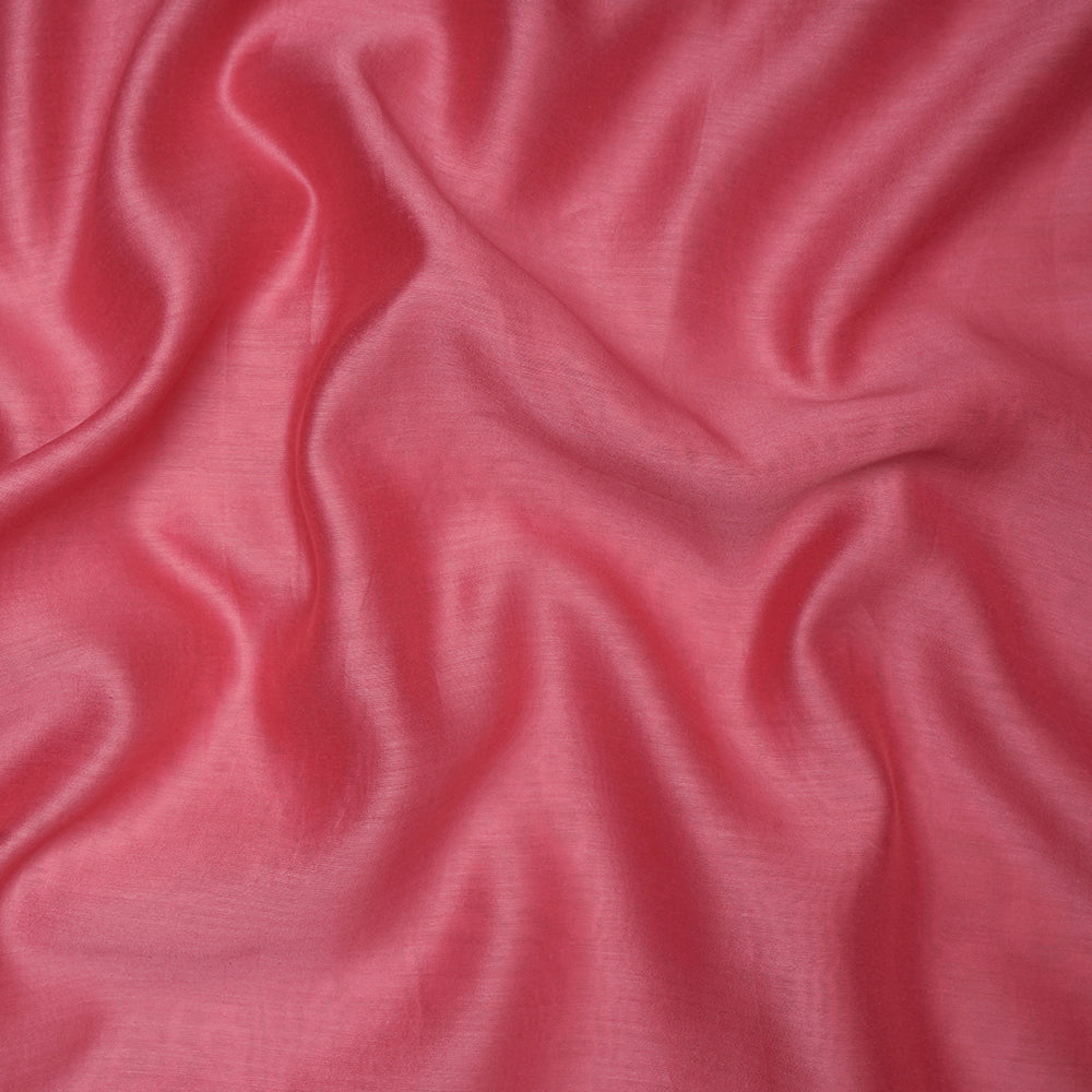 (Pre-Cut 2.20 Mtr) Pink Color Rapier Chanderi Fabric