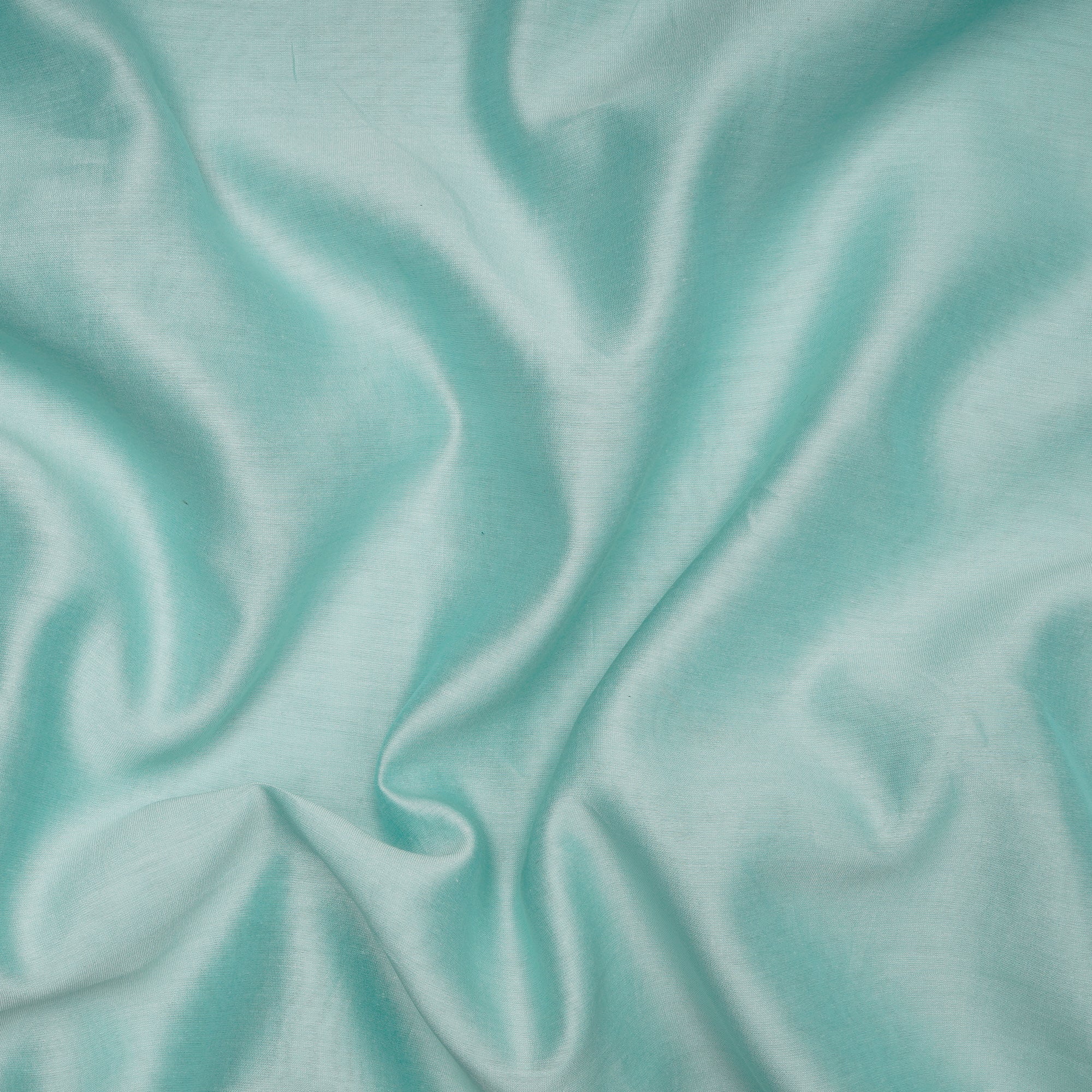 (Pre-Cut 3.50 Mtr) Sea Green Rapier Chanderi Fabric