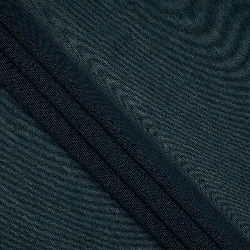 (Pre-Cut 3.95 Mtr ) Nile Blue Color Rapier Chanderi Fabric