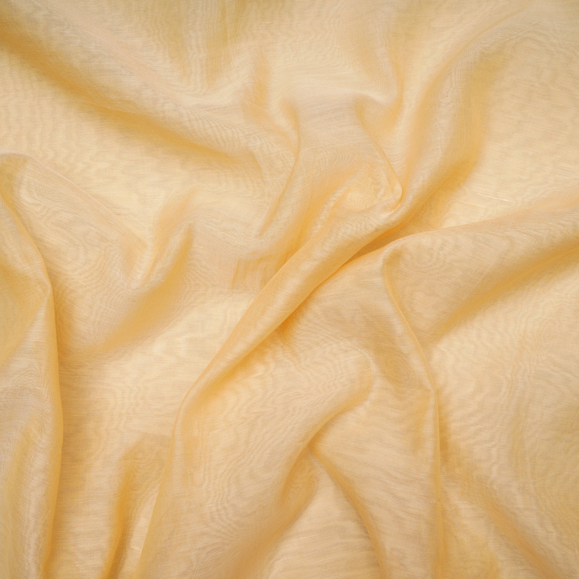 (Pre Cut 1.50 Mtr )Cream Pure Chanderi Fabric