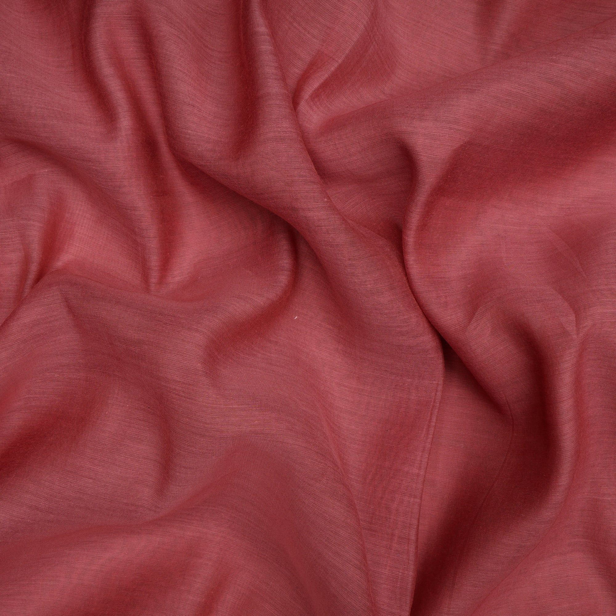 (Pre Cut 2 Mtr Piece) Rouge Color Yarn Dyed Pure Chanderi Fabric