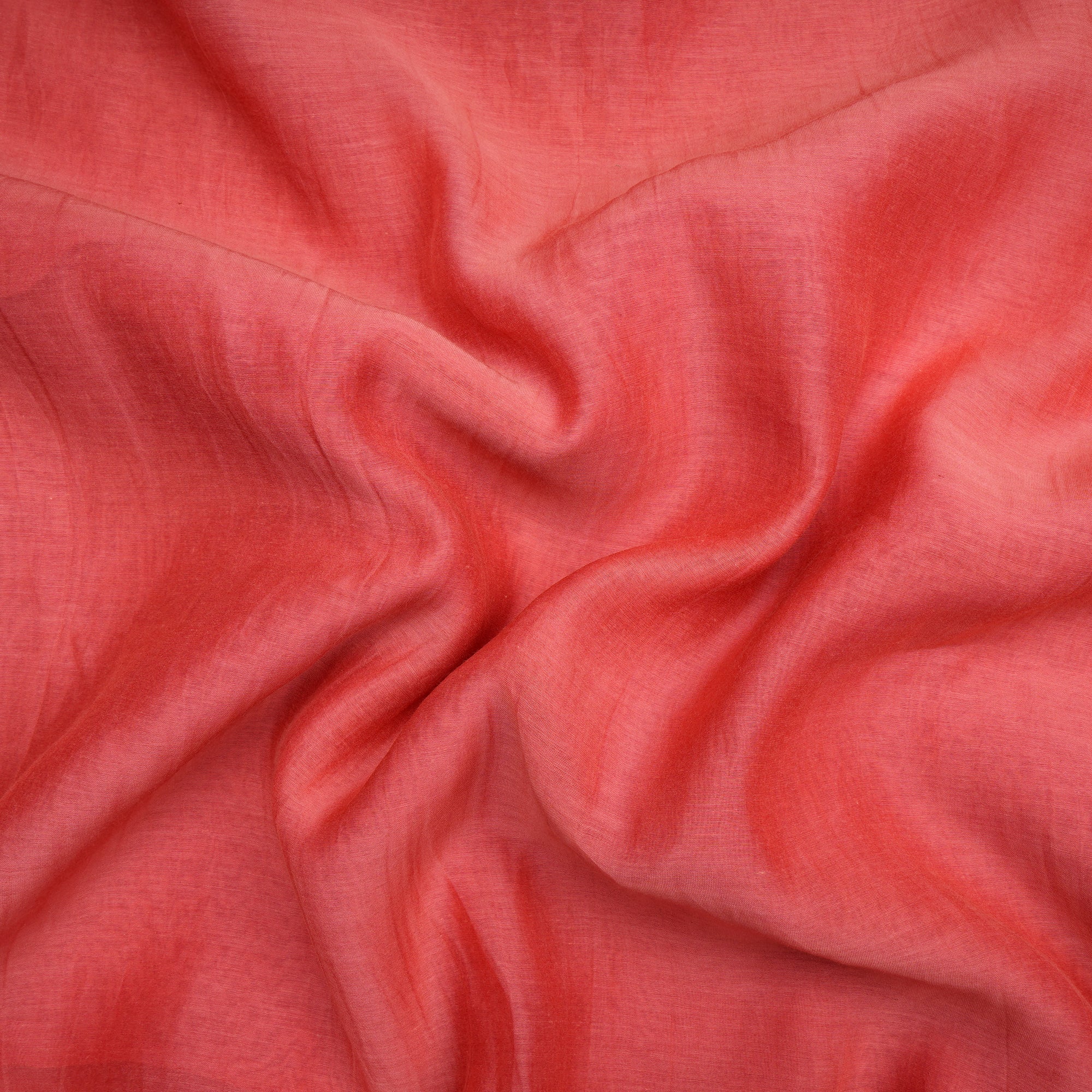 (Pre Cut 2.50 Mtr )Pink Fine Silk Cotton Fabric