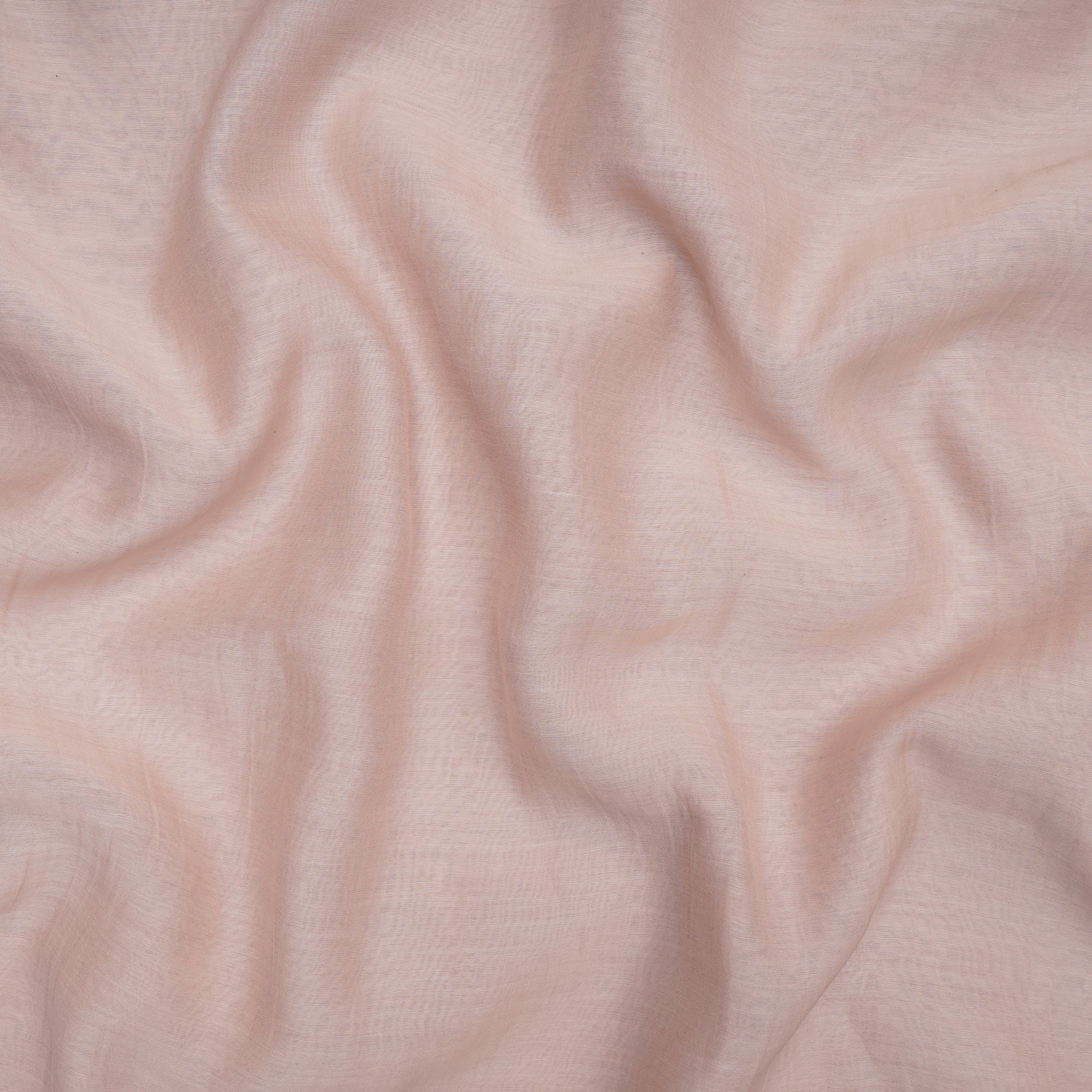 (Pre-Cut 3.50 Mtr) Dusty Pure Chanderi Fabric