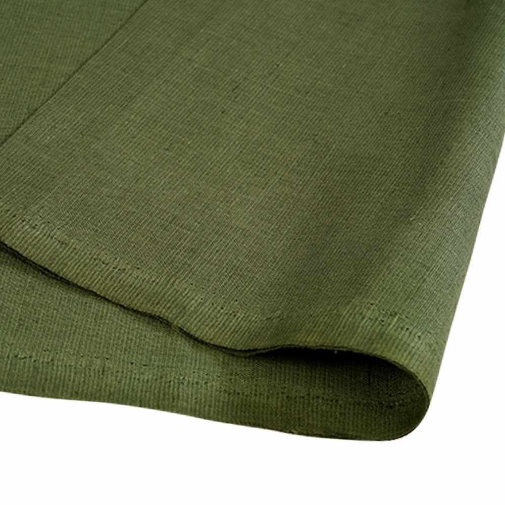 (Pre Cut 2 Mtr Piece) Pine Color Cotton Linen Fabric