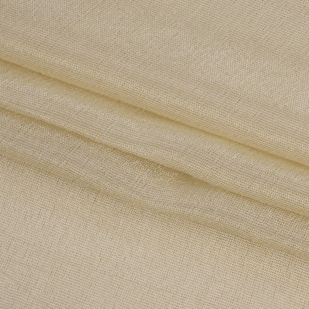 (Pre Cut 2 Mtr Piece) Golden Color Bemberg Crepe Fabric