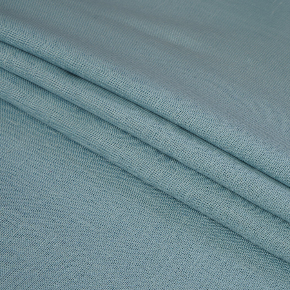 (Pre Cut Pre-Cut Fabrics>>Cut Piece Upto 1 Metre) Baby Blue Color Plain Lee Fabric