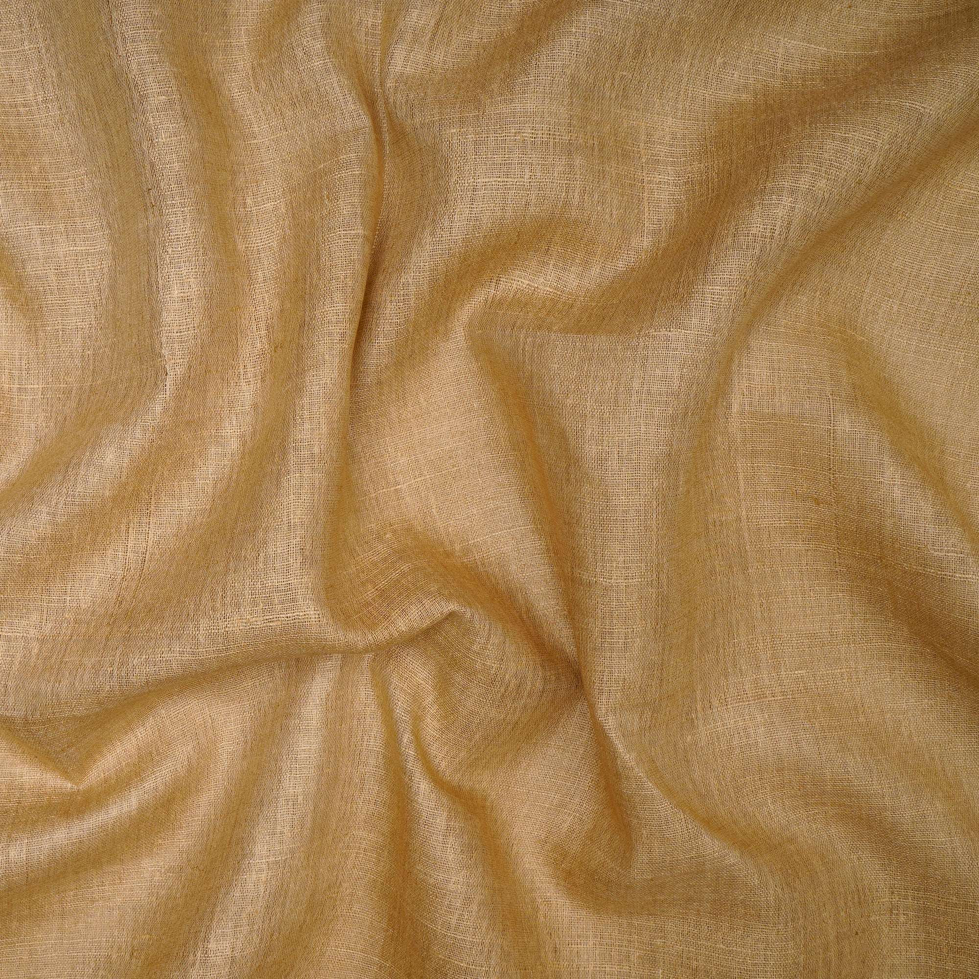 (Pre-Cut 1.50 Mtr) Tan Color Matka Silk Fabric