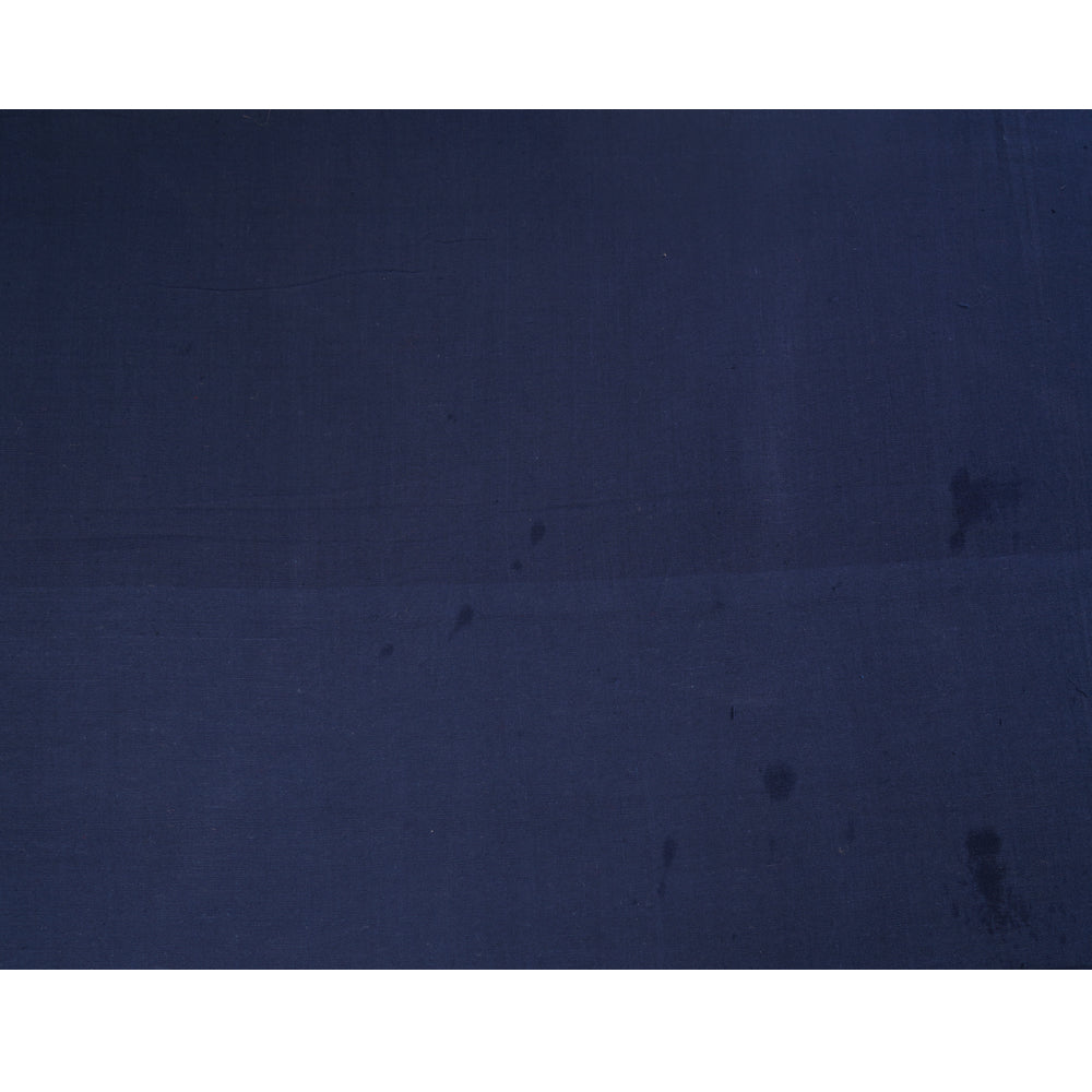 (Pre Cut 0.50 Mtr Piece) Navy Blue Color Cotton Muslin Fabric
