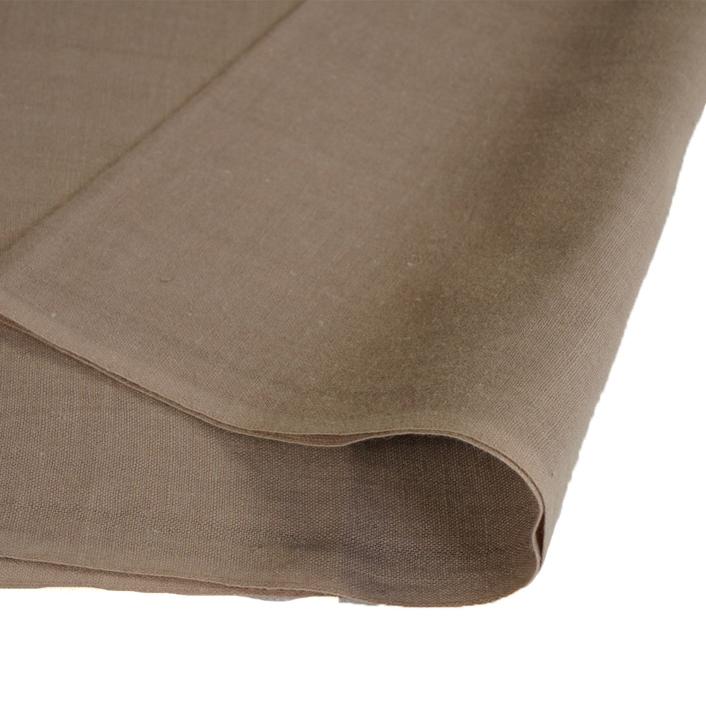 (Pre Cut 1.45 Mtr Piece) Tan Color Cotton Muslin Fabric