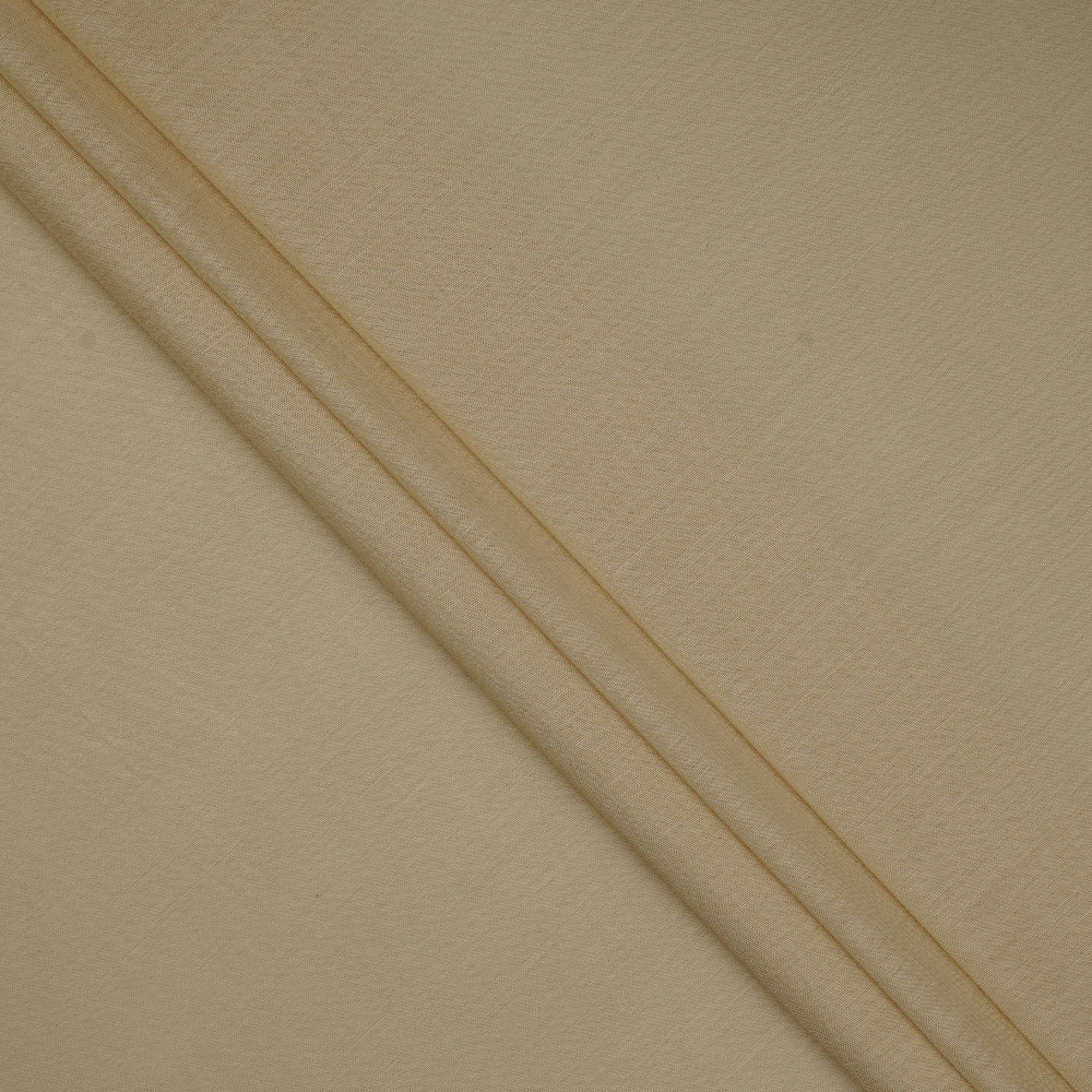 (Pre-Cut 1 Mtr ) Oasis Yellow Color Bemberg Modal Fabric