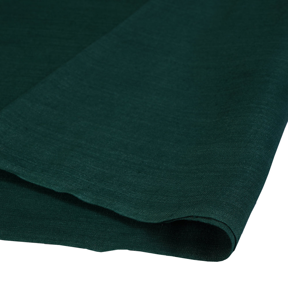 (Pre Cut 2.25 Mtr Piece) Green Color Tussar Cotton Silk Fabric