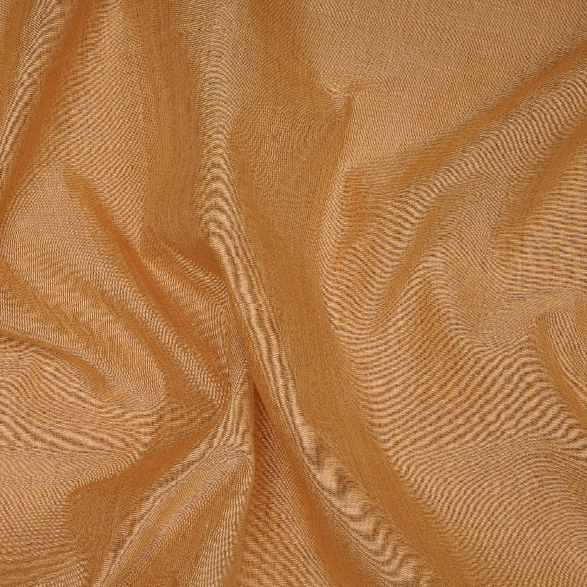 (Pre-Cut 2.00 Mtr) Honey Poly Cotton Chanderi Fabric