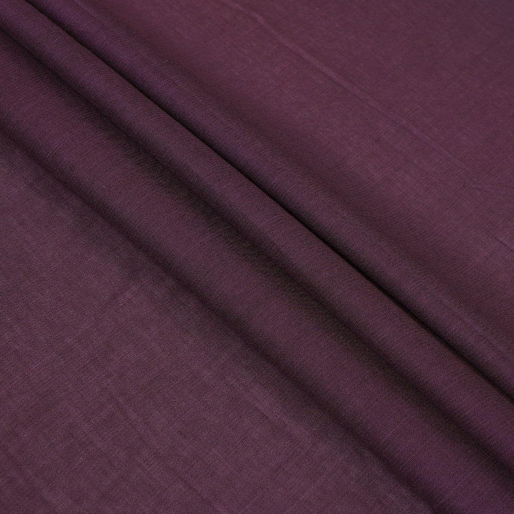 (Pre Cut 4 Mtr Piece) Purple Color Viscose Terry Voile Fabric