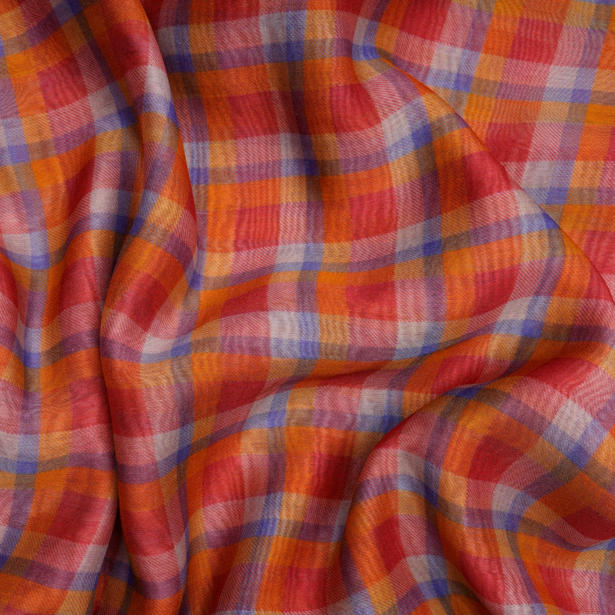 (Pre-Cut 2.80 Mtr) Multi Color Digital Printed Pure Chanderi Fabric