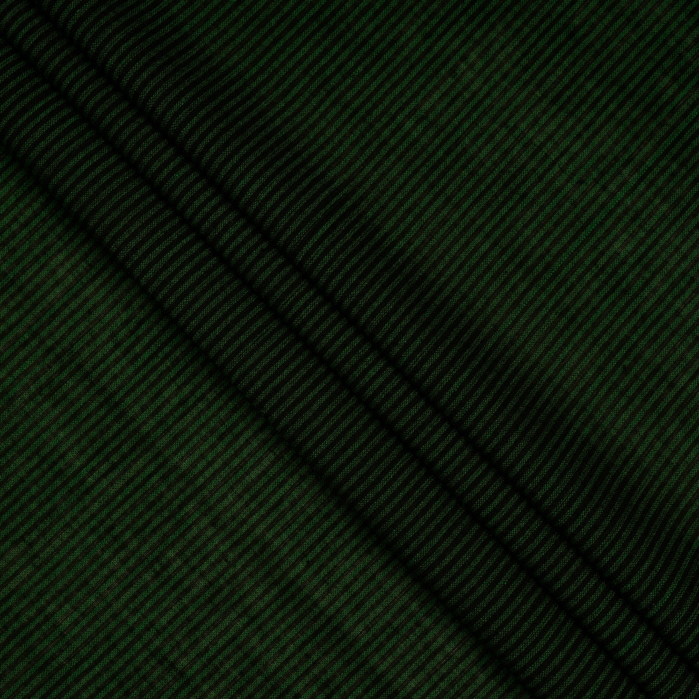 (Pre-Cut 3.25 Mtr ) Green Color Mangalgiri Cotton Fabric