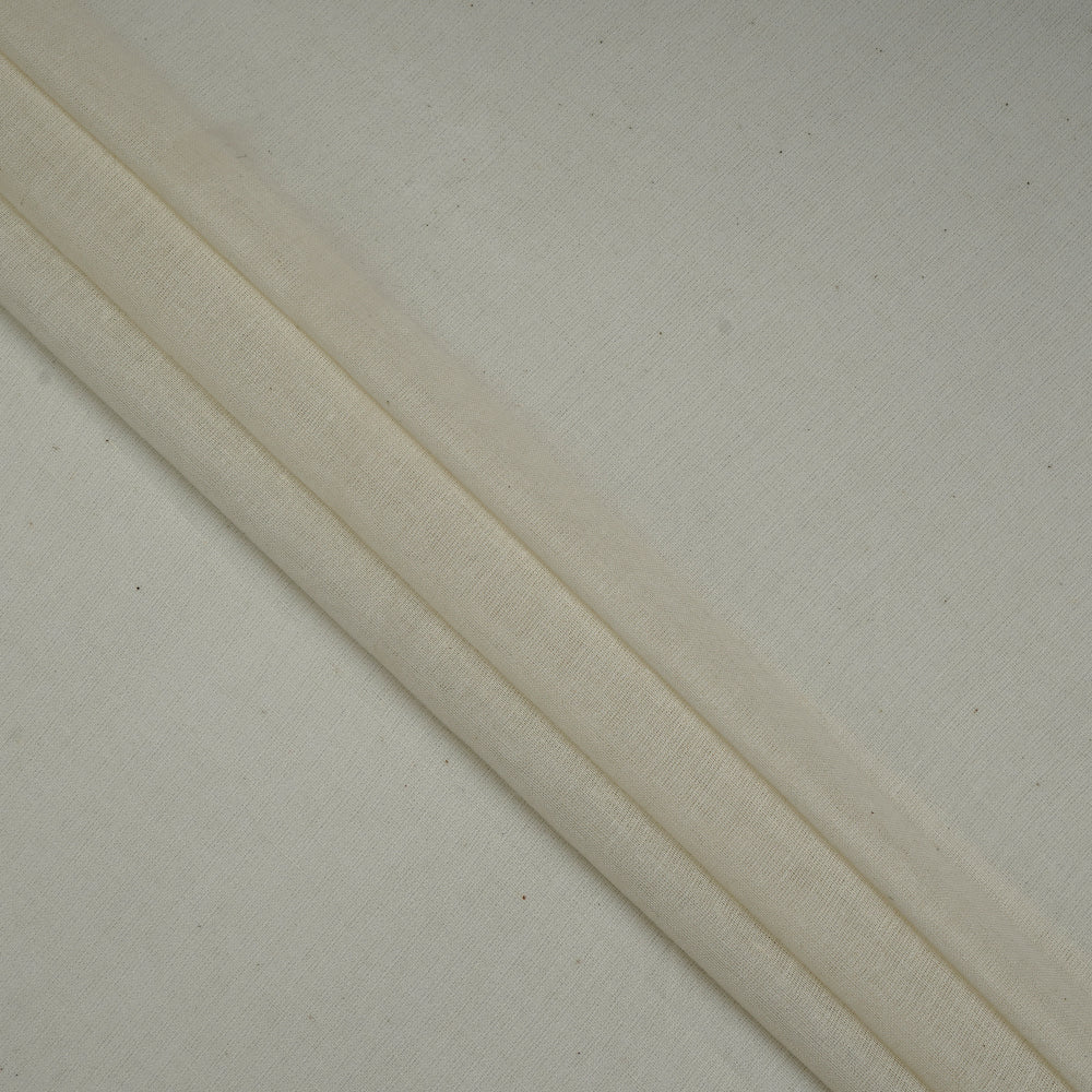 (Pre-Cut 1.50 Mtr ) White Color Premium Cotton Voile Fabric