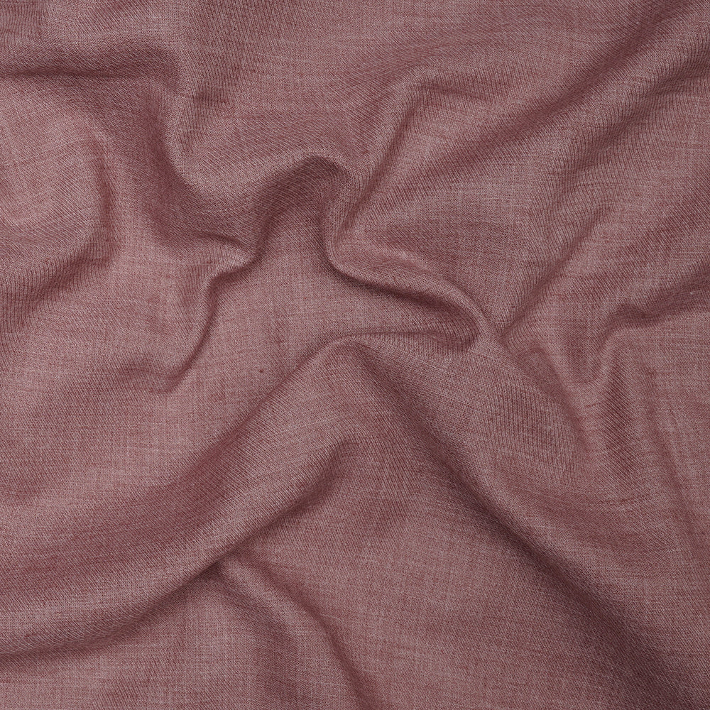 (Pre-Cut 1.65 Mtr) Soft Pink Color Wool Cotton Fabric