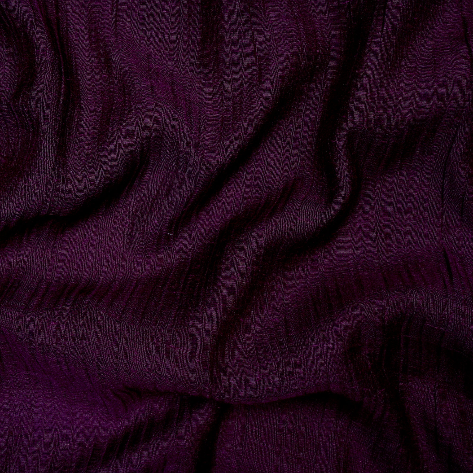 (Pre-Cut 2.00 Mtr ) Wine Berry Color Cotton Fabric