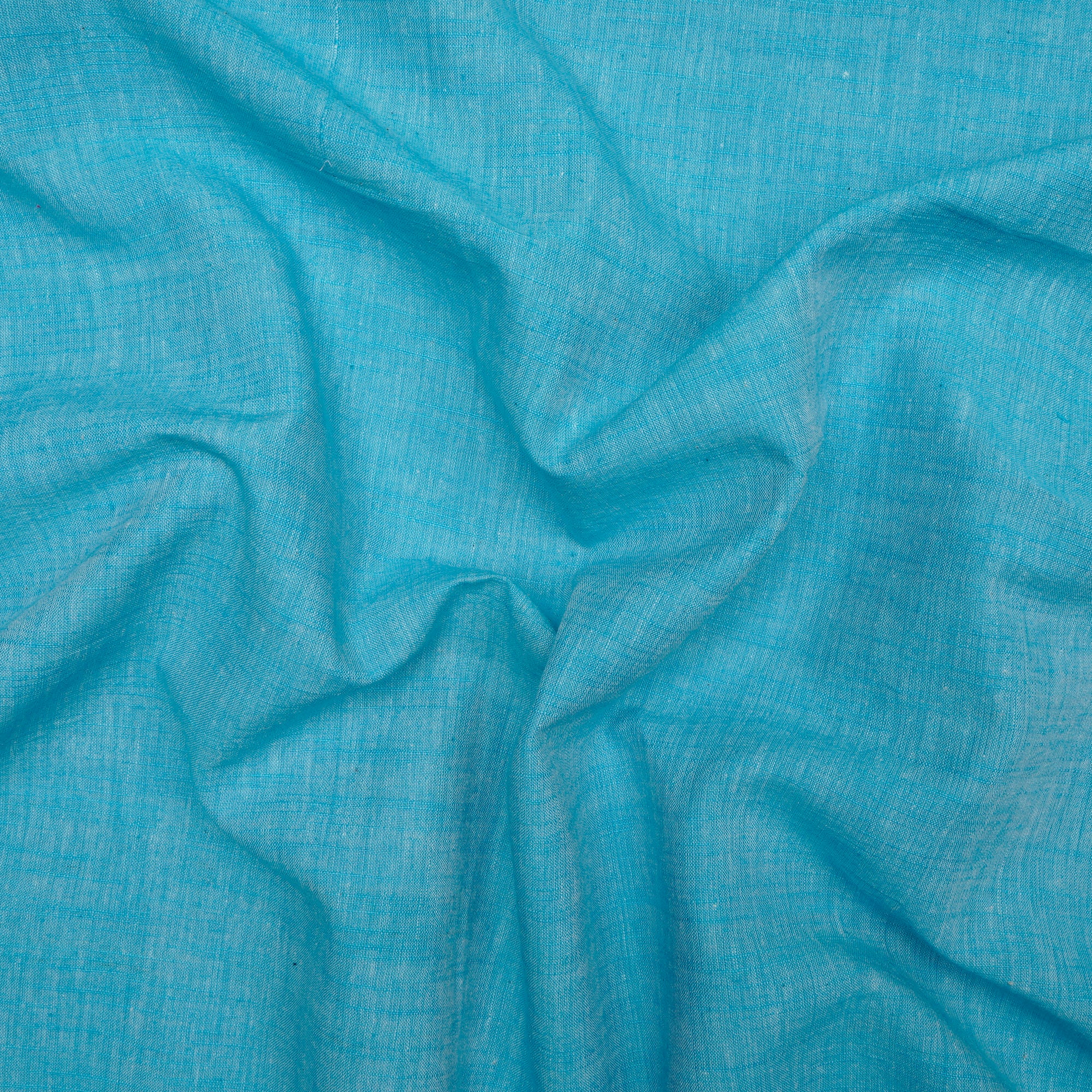 (Pre-Cut 1.70 Mtr) Sky Blue Muslin Fabric