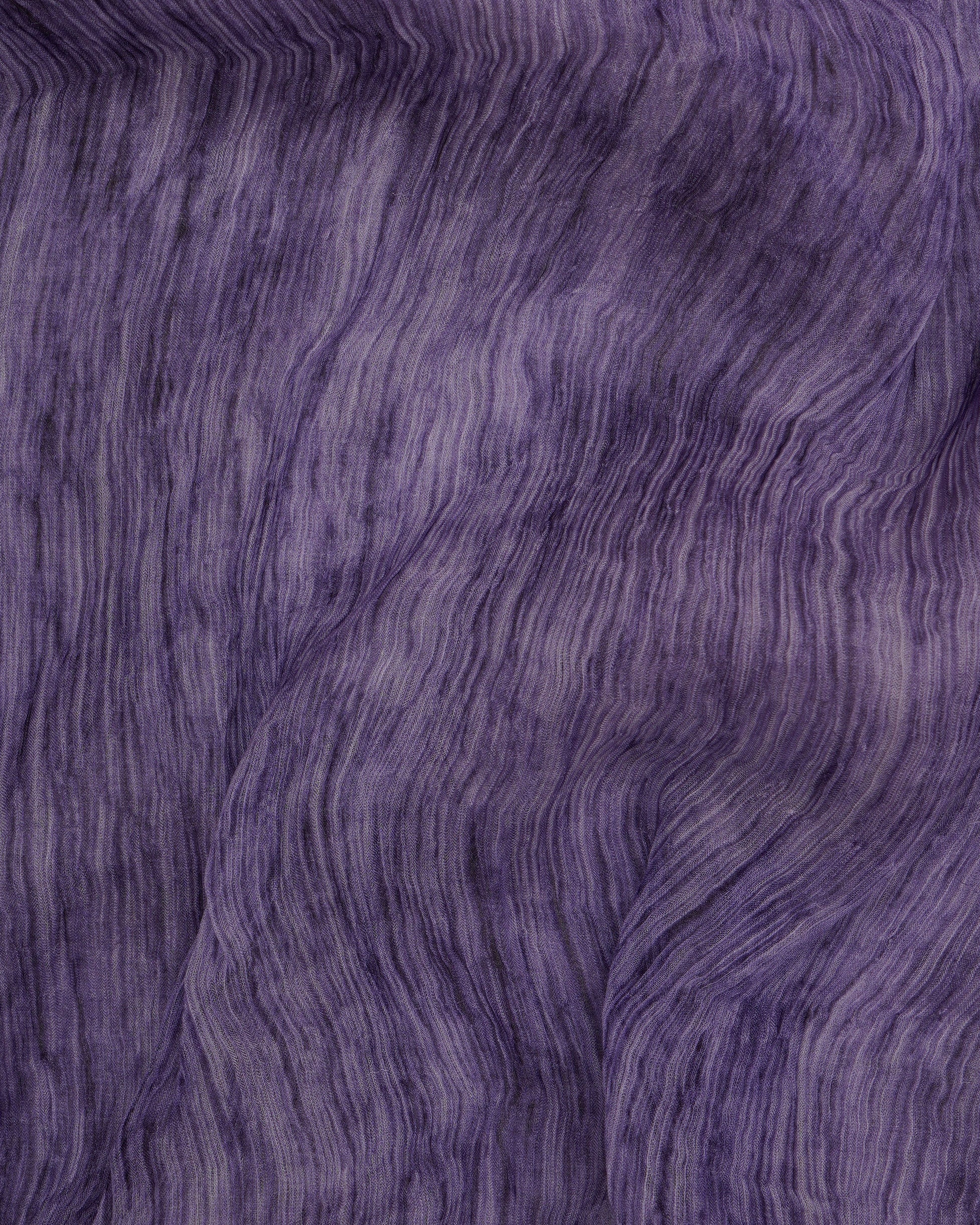 Blue Color Hand Painted Chiffon Silk Stole