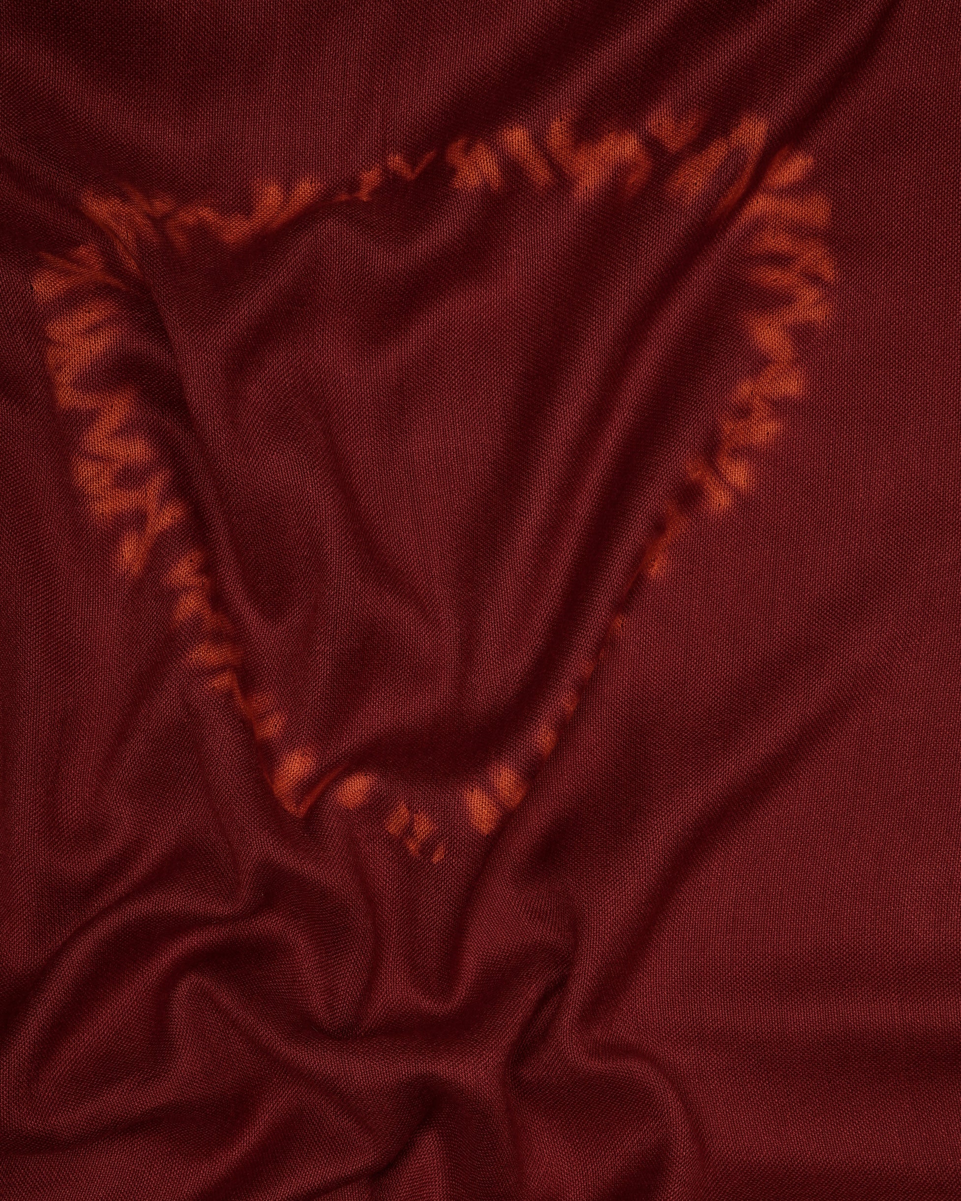 Red Color Tie-Dye Viscose Modal Stole