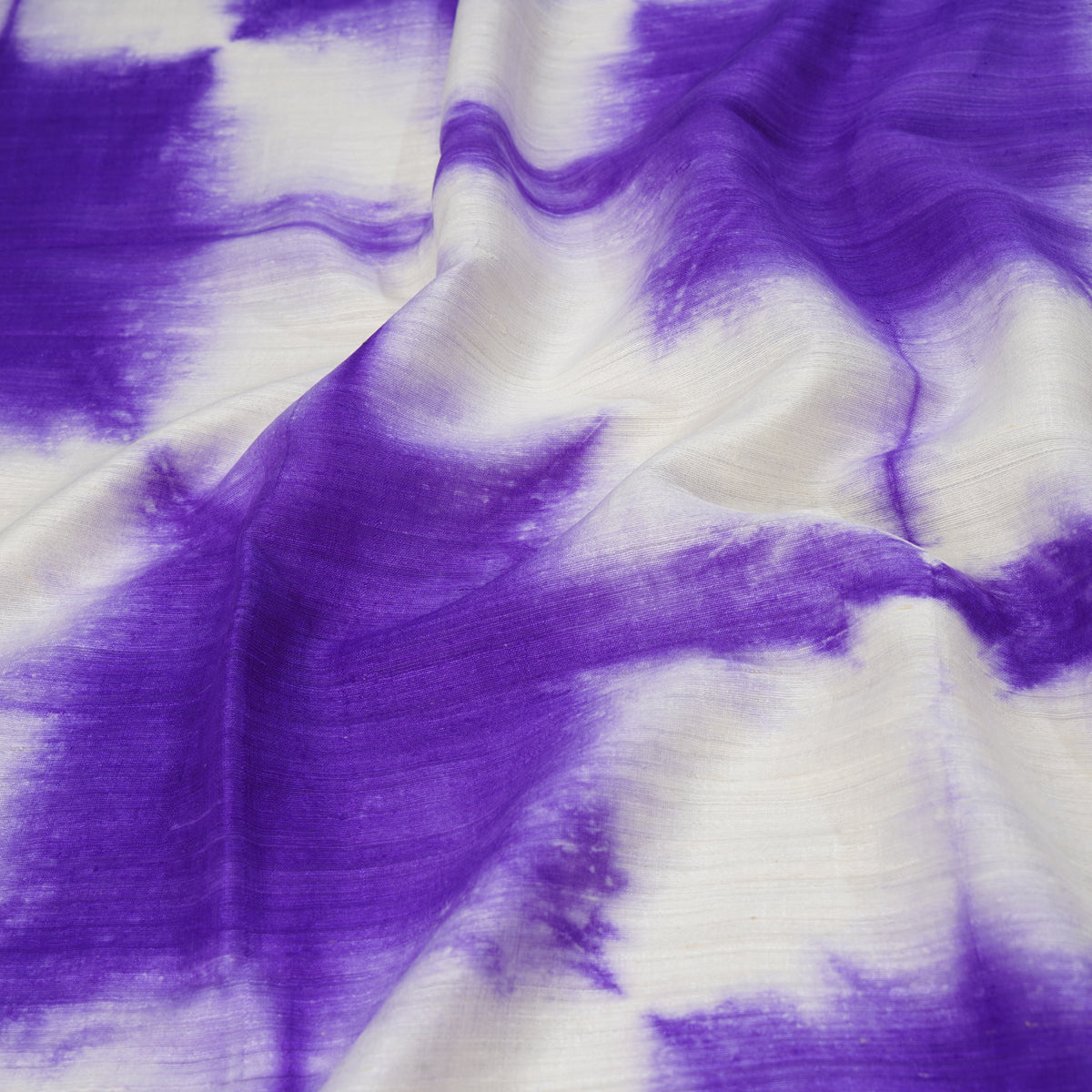 Blue Color Tie n Dye Silk Stole