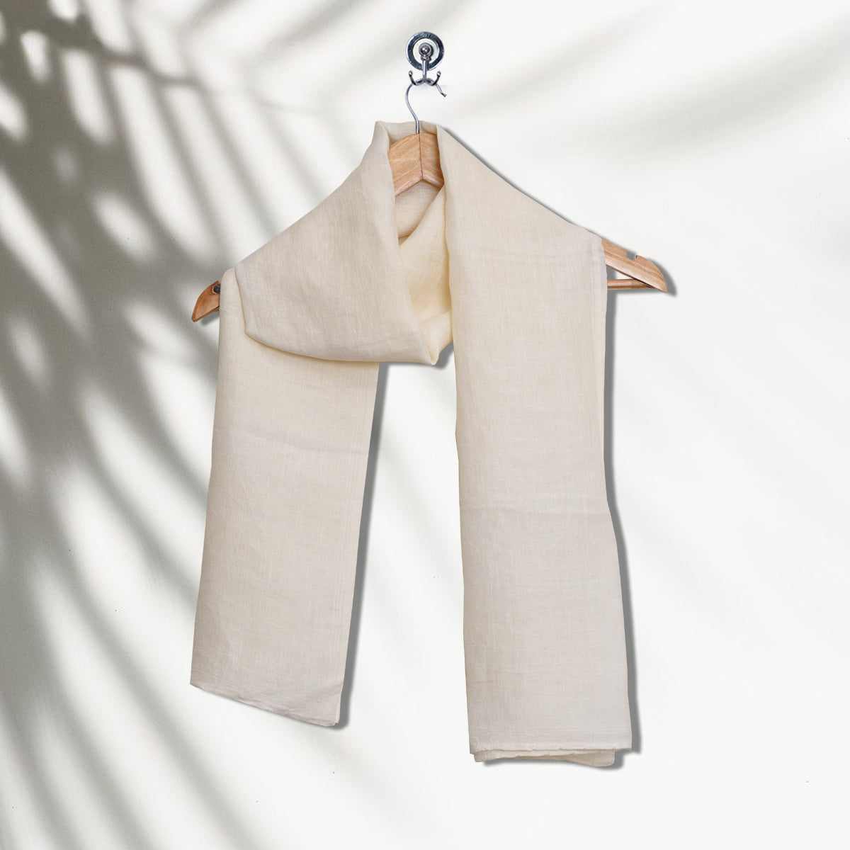 Off-White Color Premium Linen Stole