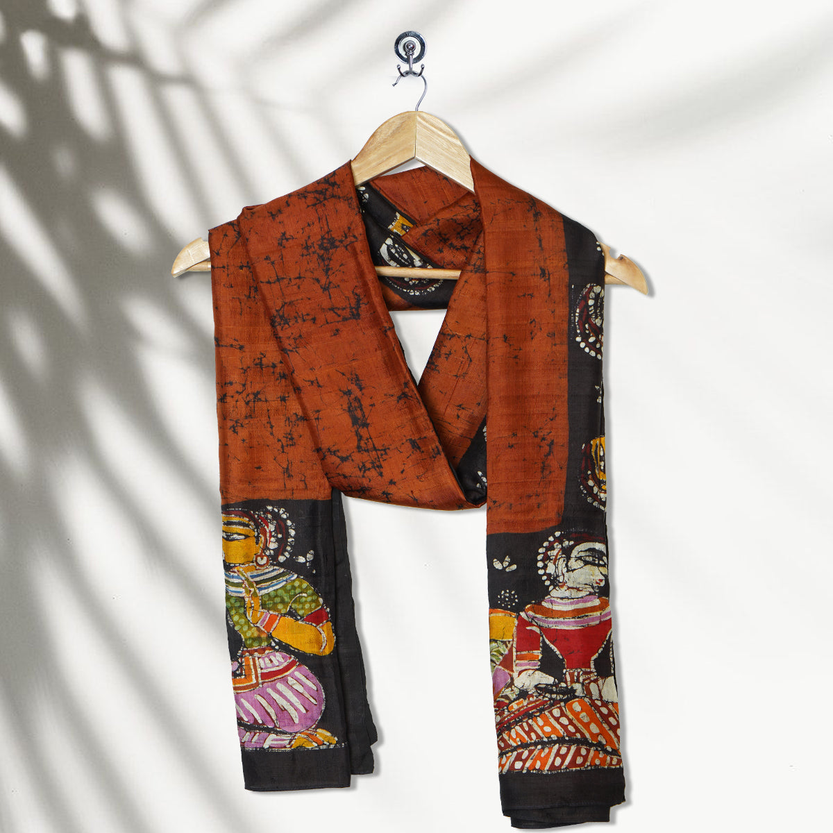 Multi Color Printed Mulberry Silk Stole