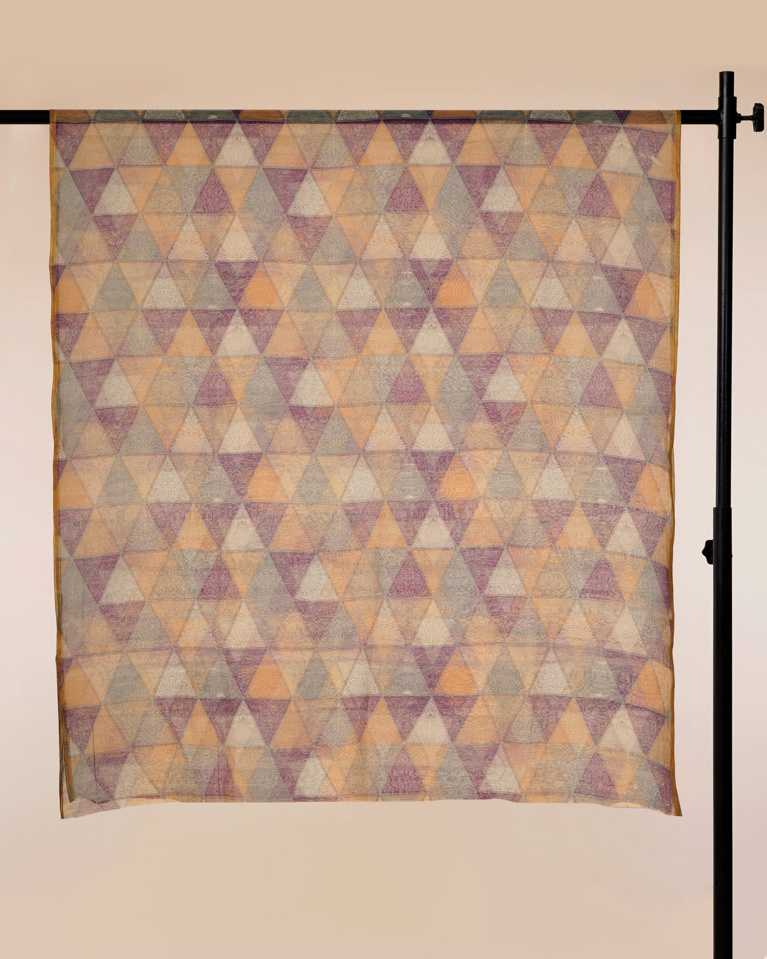 Multi Color Digital Printed Pure Chanderi Dupatta