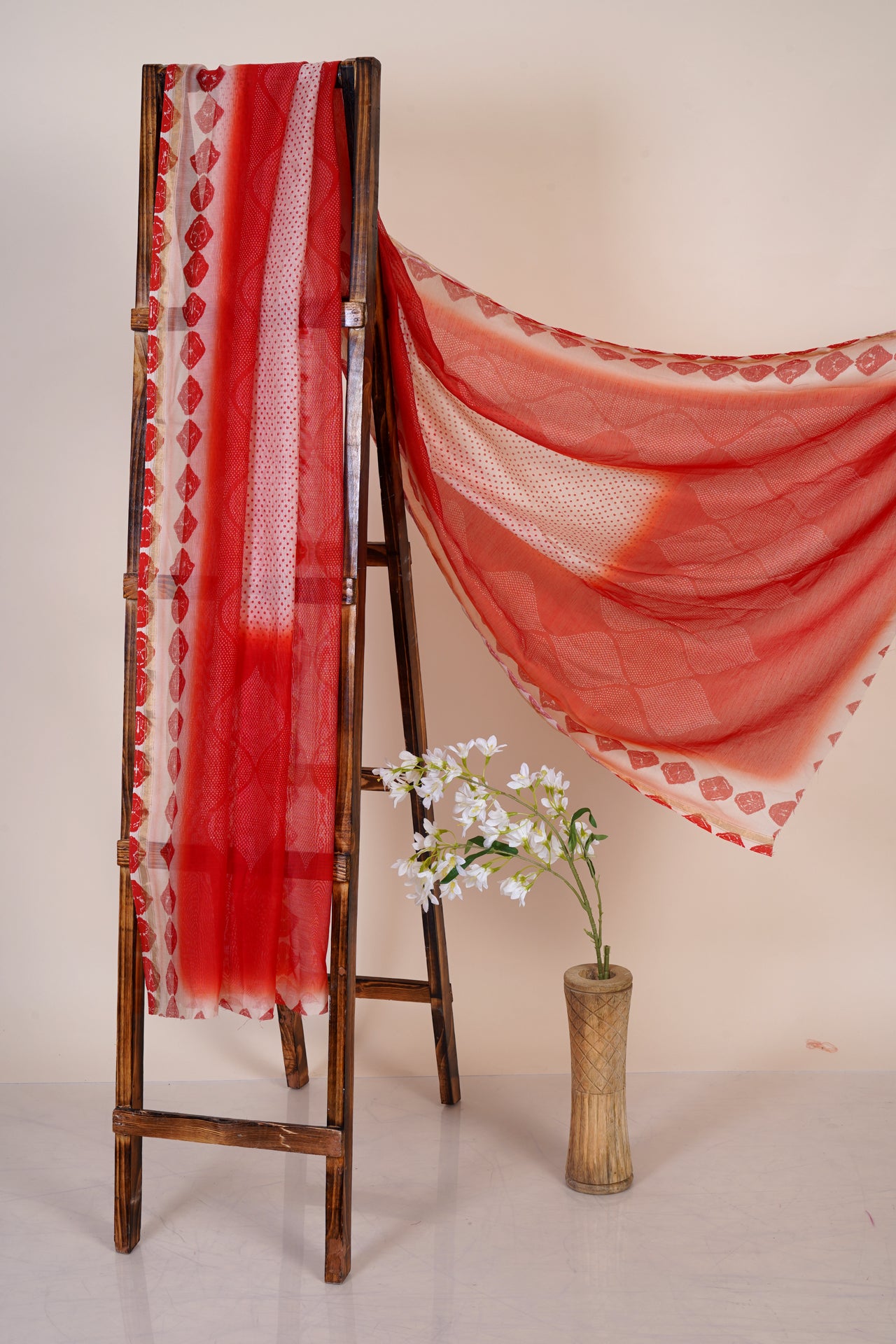 Multi Color Digital Printed Chanderi Dupatta