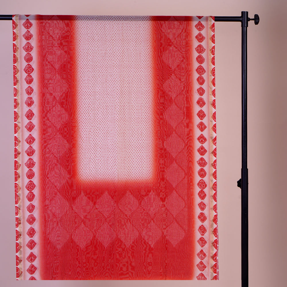 Multi Color Digital Printed Chanderi Dupatta