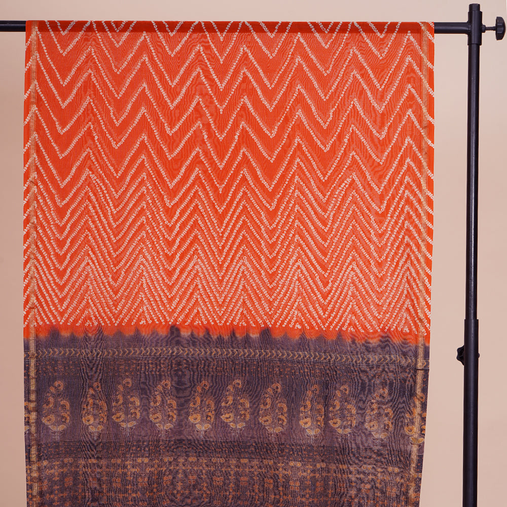 Multi Color Digital Printed Chanderi Dupatta