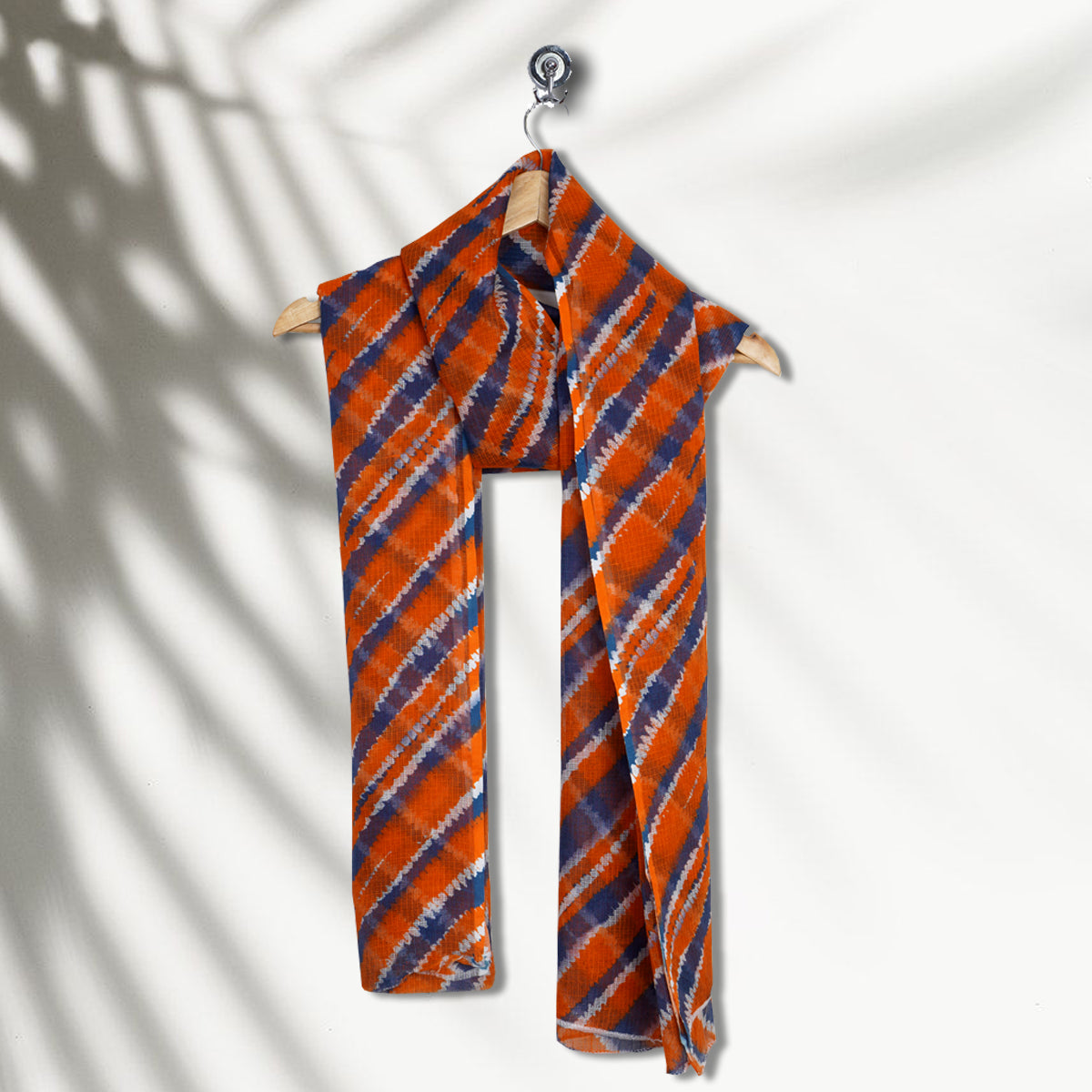 Multi Color Digital Printed Pure Chanderi Dupatta