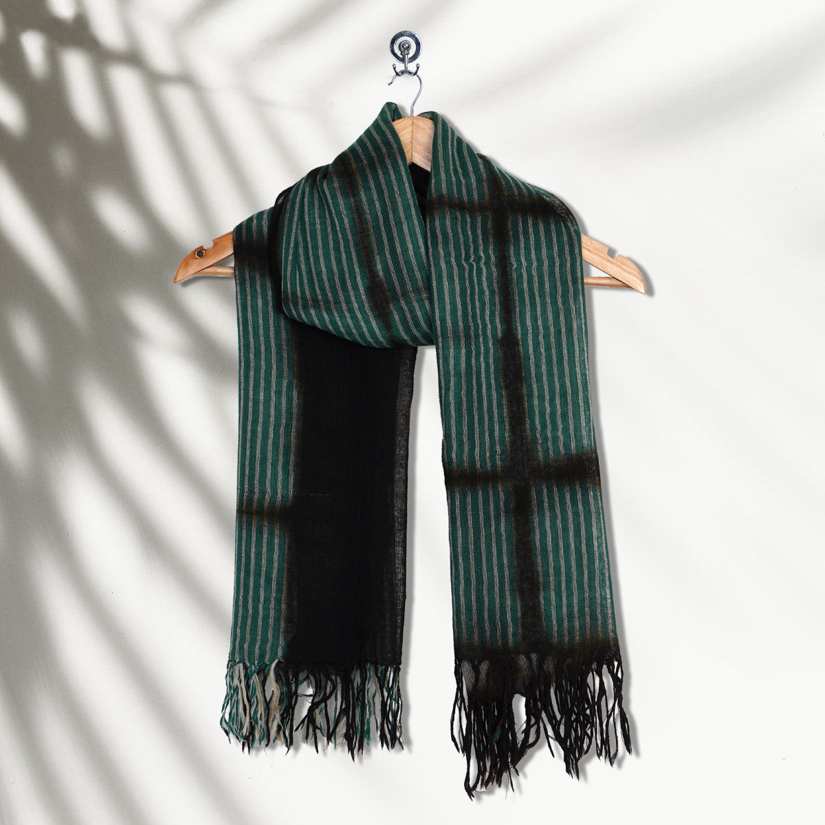 Multi Color Printed Silk Wool Stole