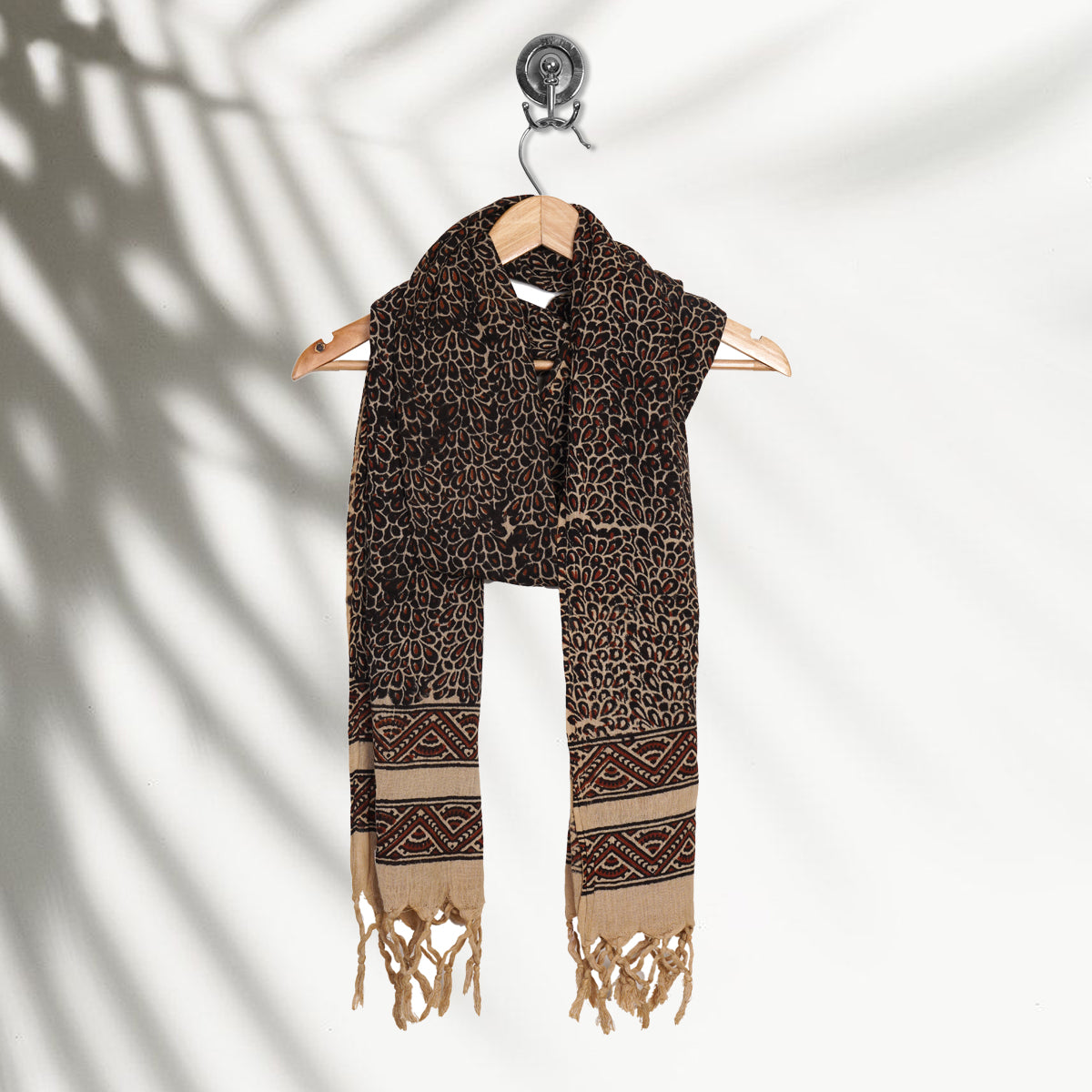 Multi Color Handcrafted Block Printed Cotton Stole