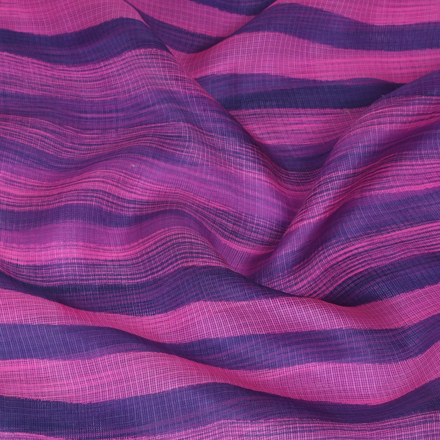 Multi Color Printed Kota Silk Stole with Tassels