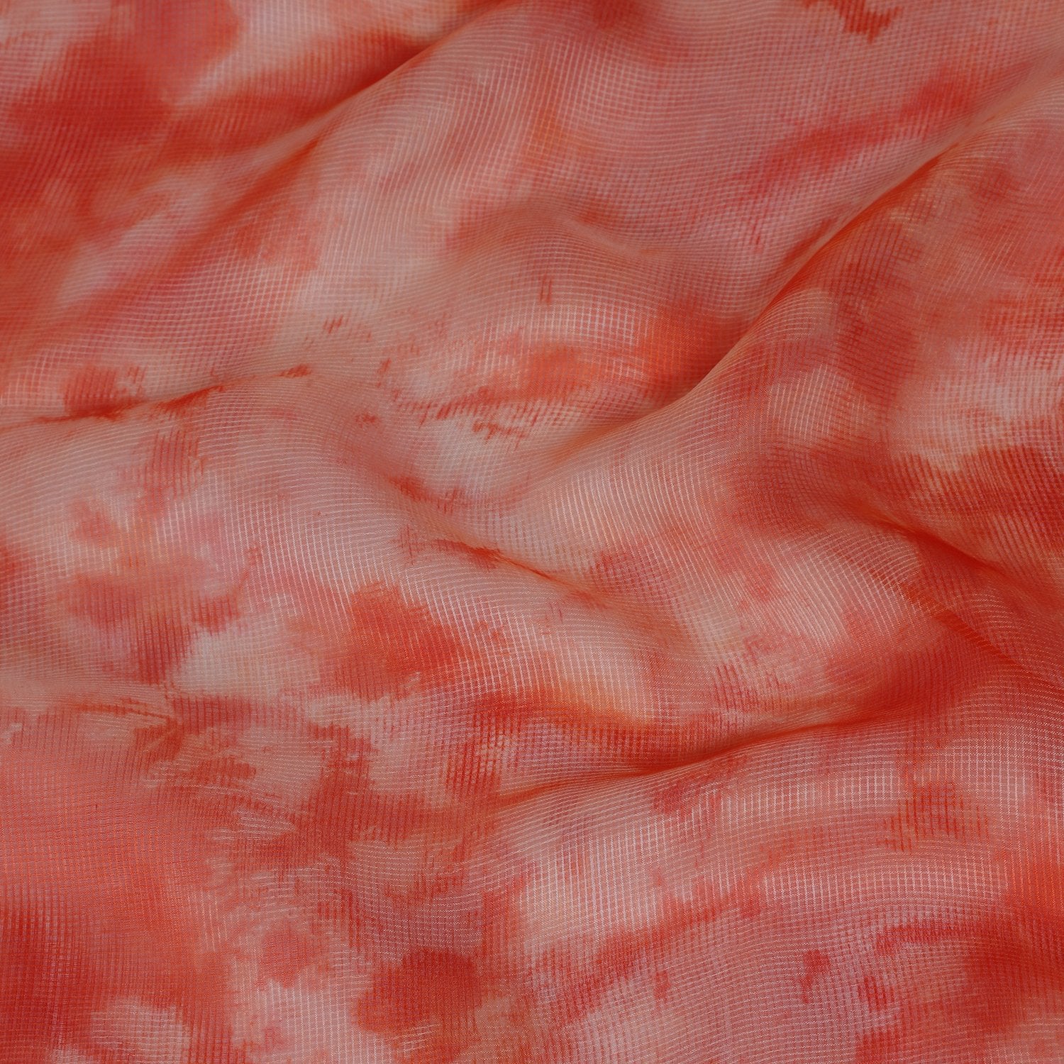 Multi Color Printed Kota Silk Stole with Tassels