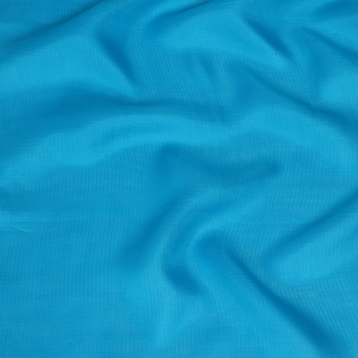 Blue Color Kota Silk Stole with Tassels