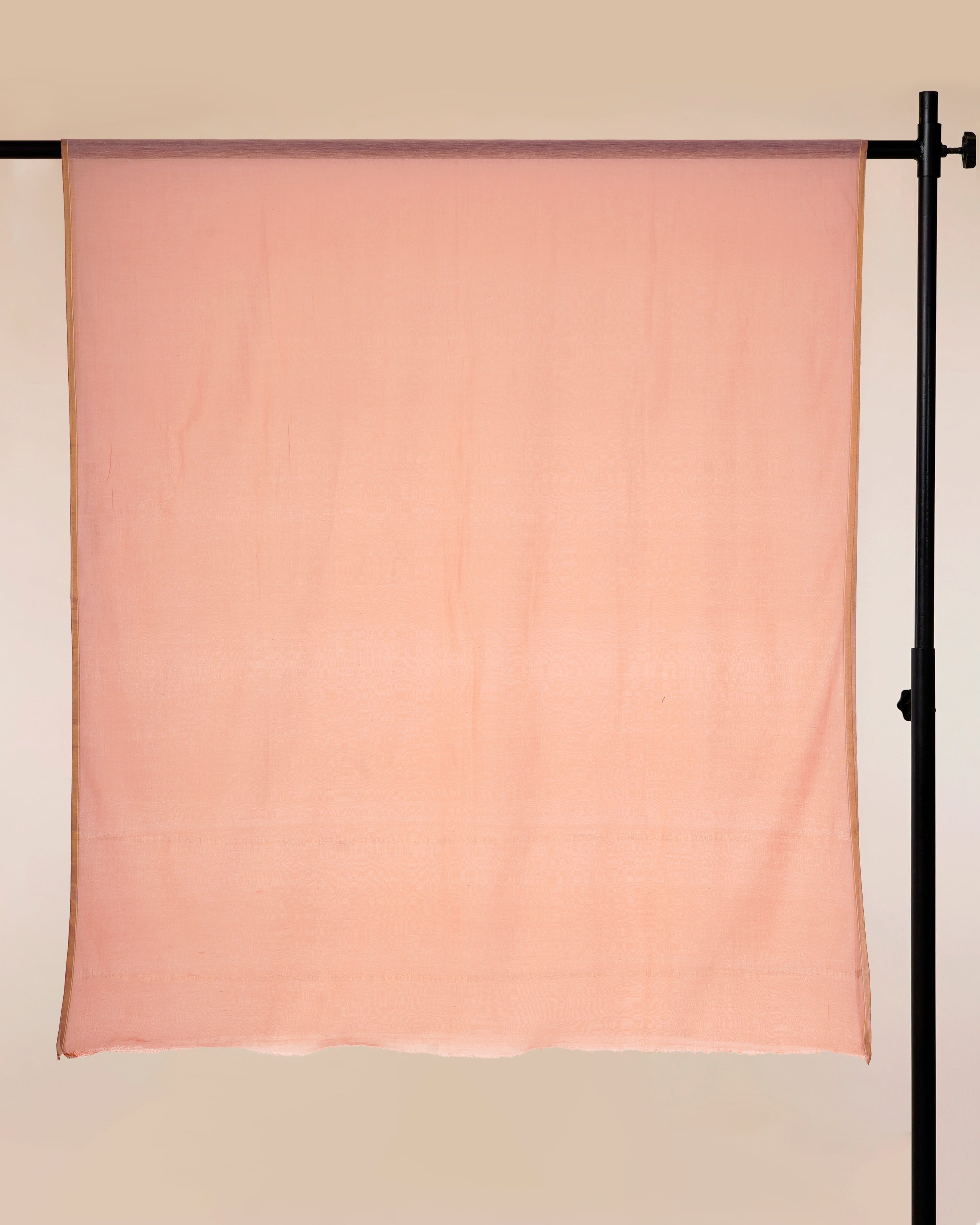 Peach Color Pure Chanderi Dupatta