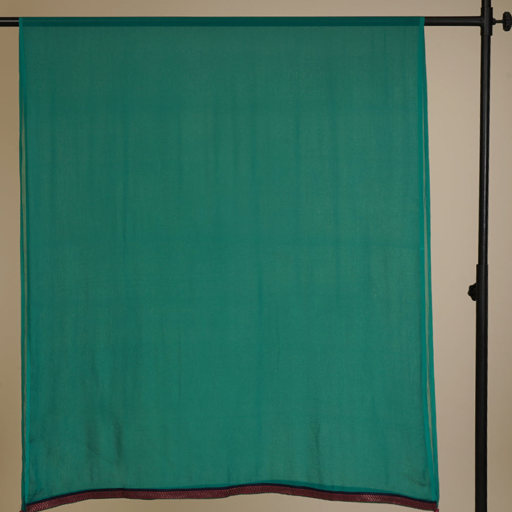 Green Color Chiffon Silk Dupatta