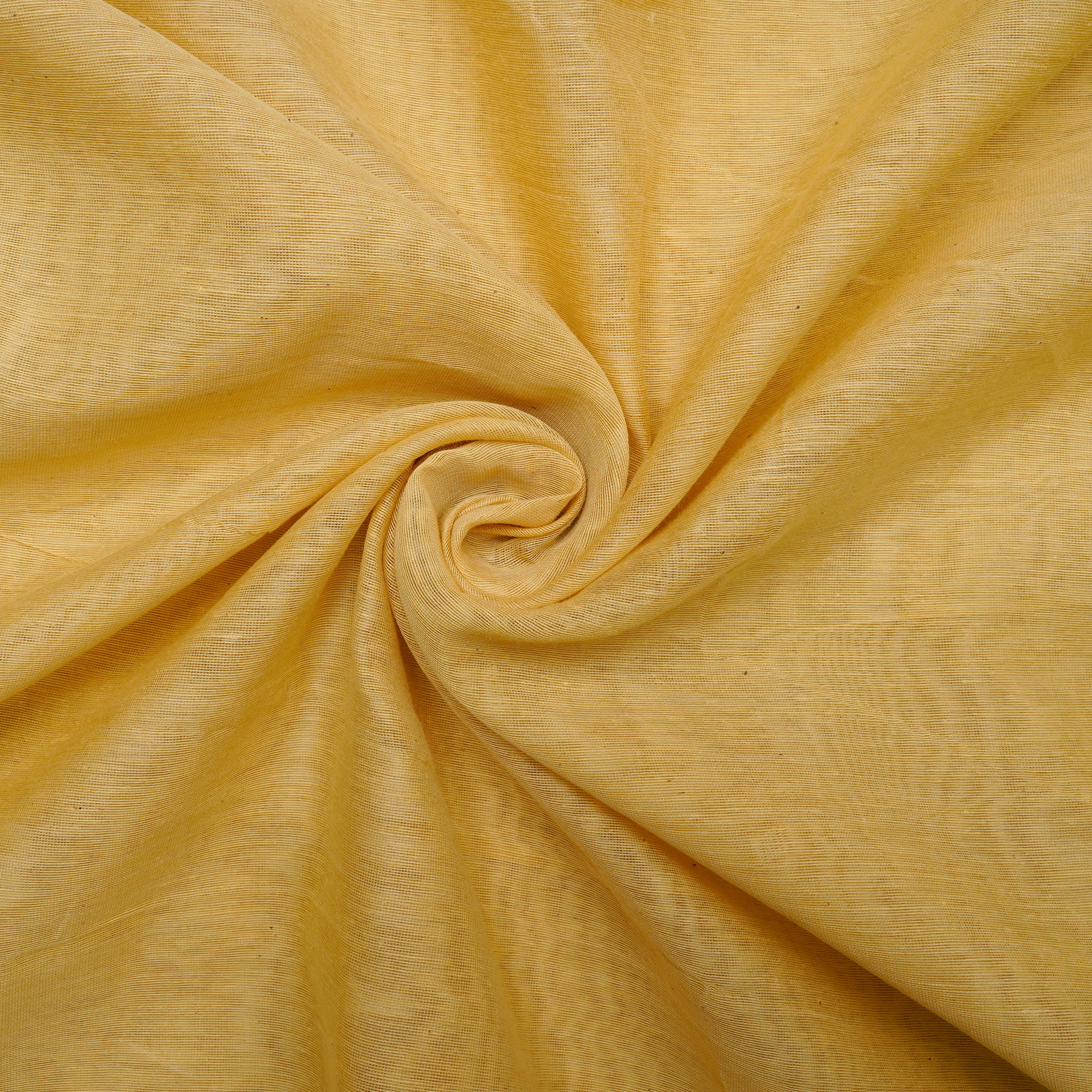 Golden Glow Color Plain Chanderi Fabric