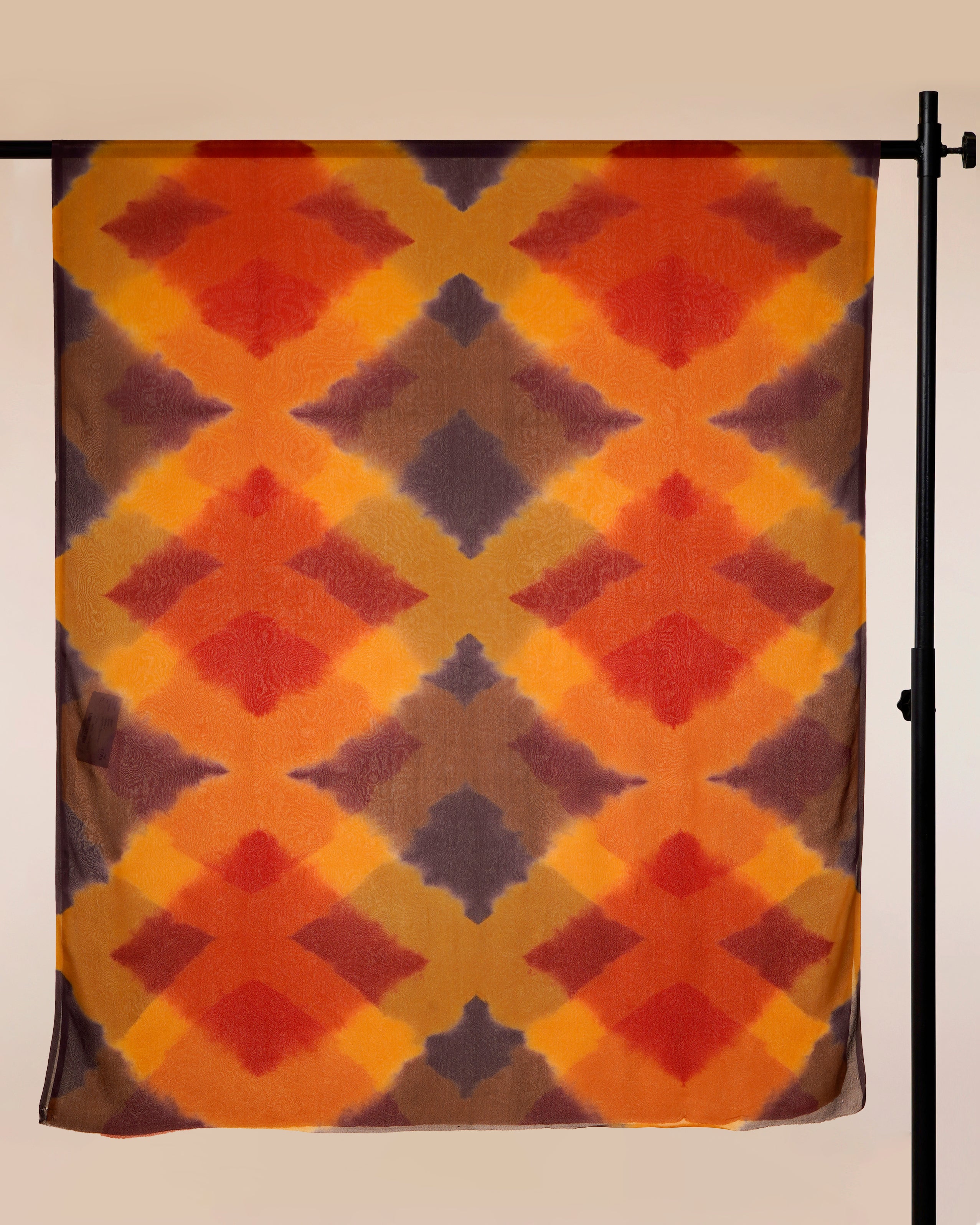 Multi Color Tie and Dye Chiffon Silk Dupatta