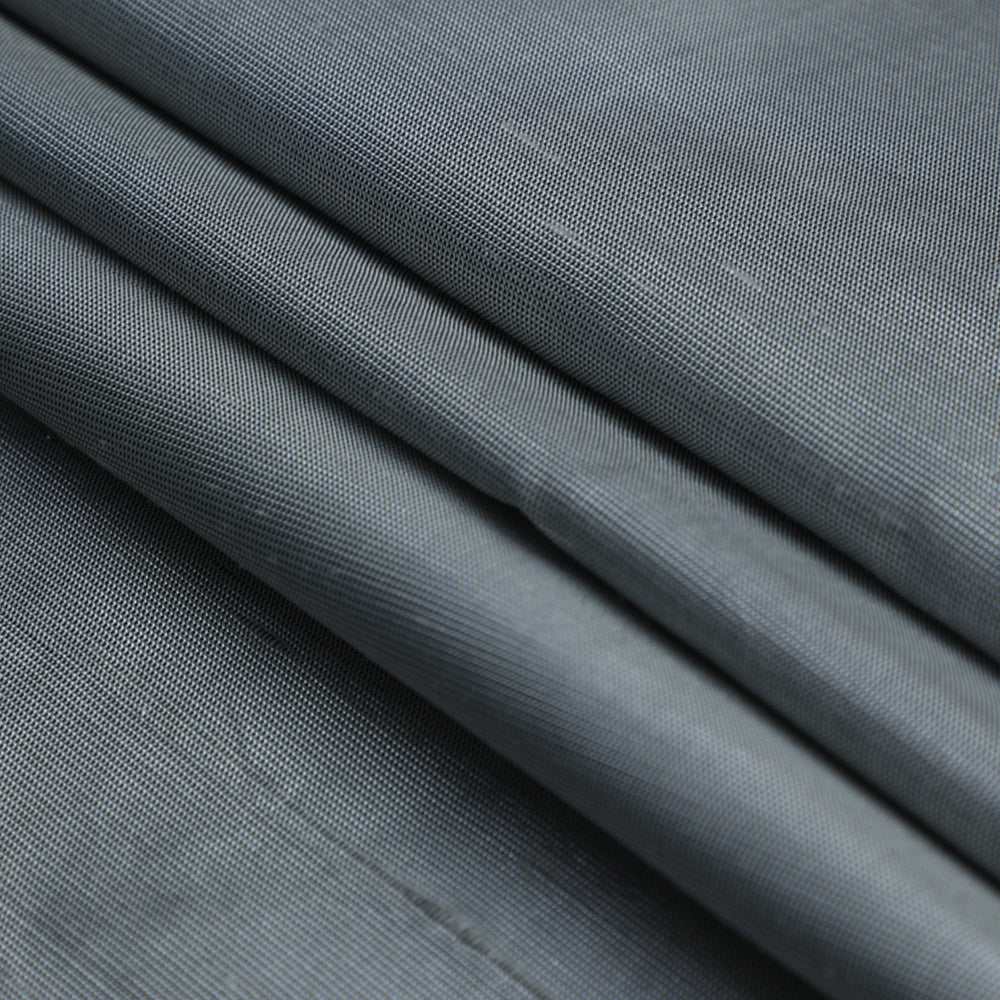 Silver Color Metallic Silk Fabric