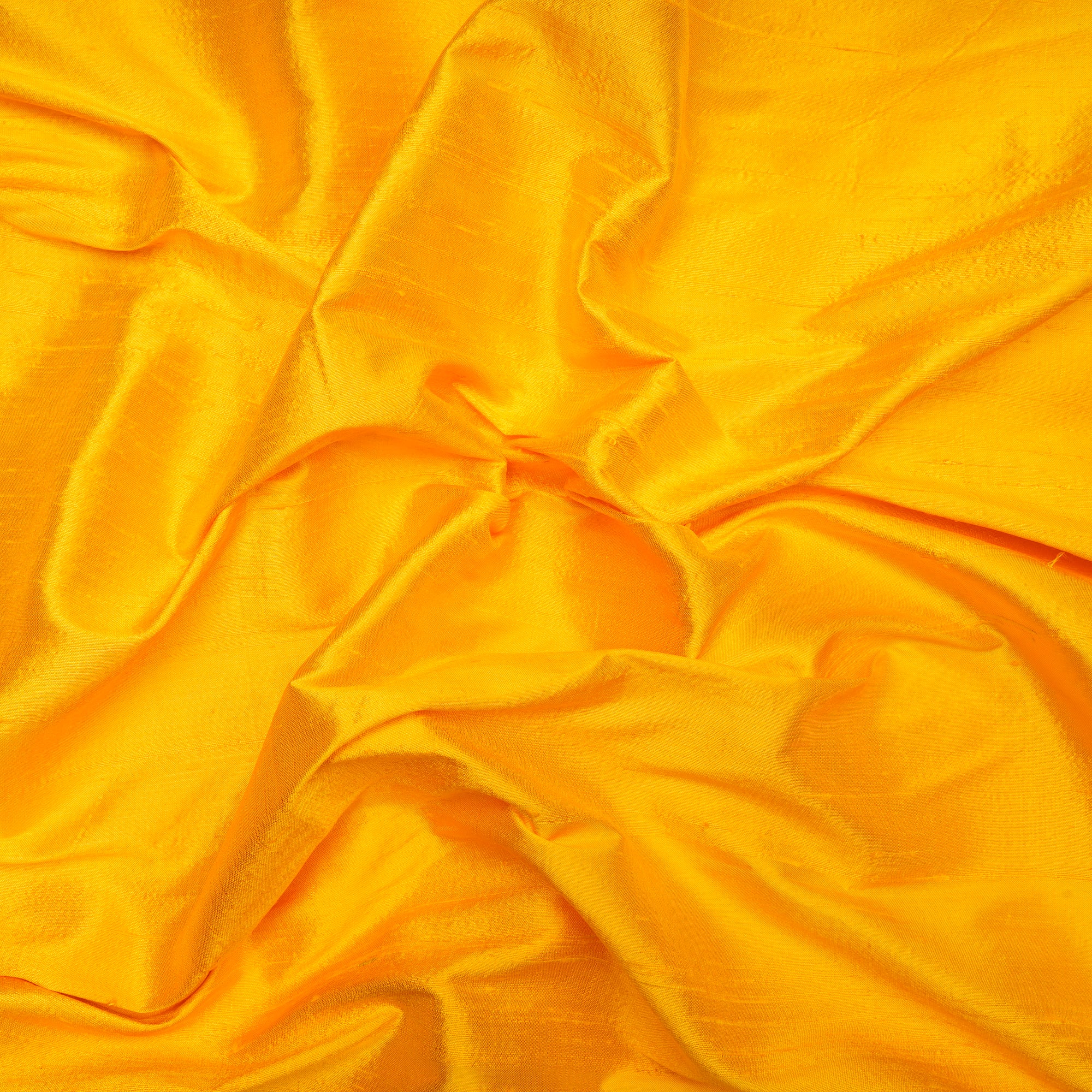 Yellow Color Dupion Silk Fabric