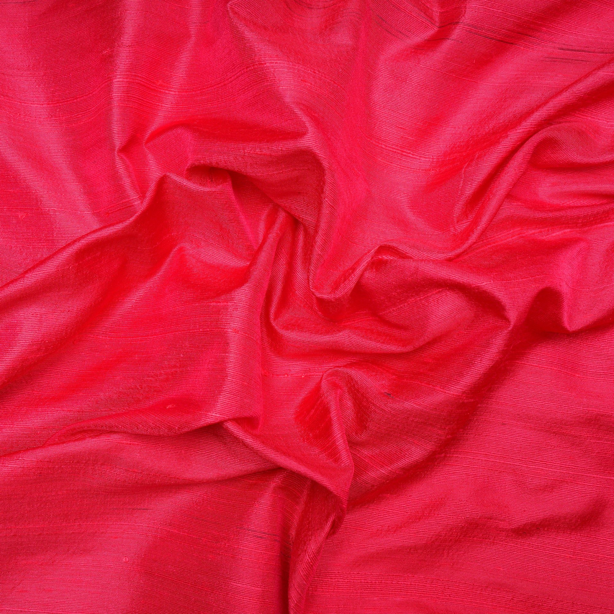 Pink Color Blended Dupion Silk Fabric