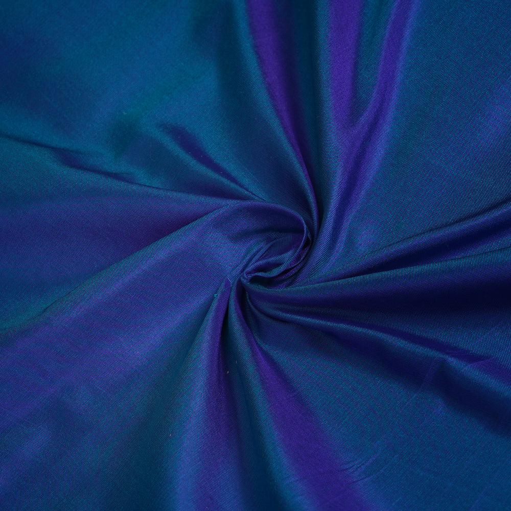 Cobalt Blue Color Bangalore Silk Fabric